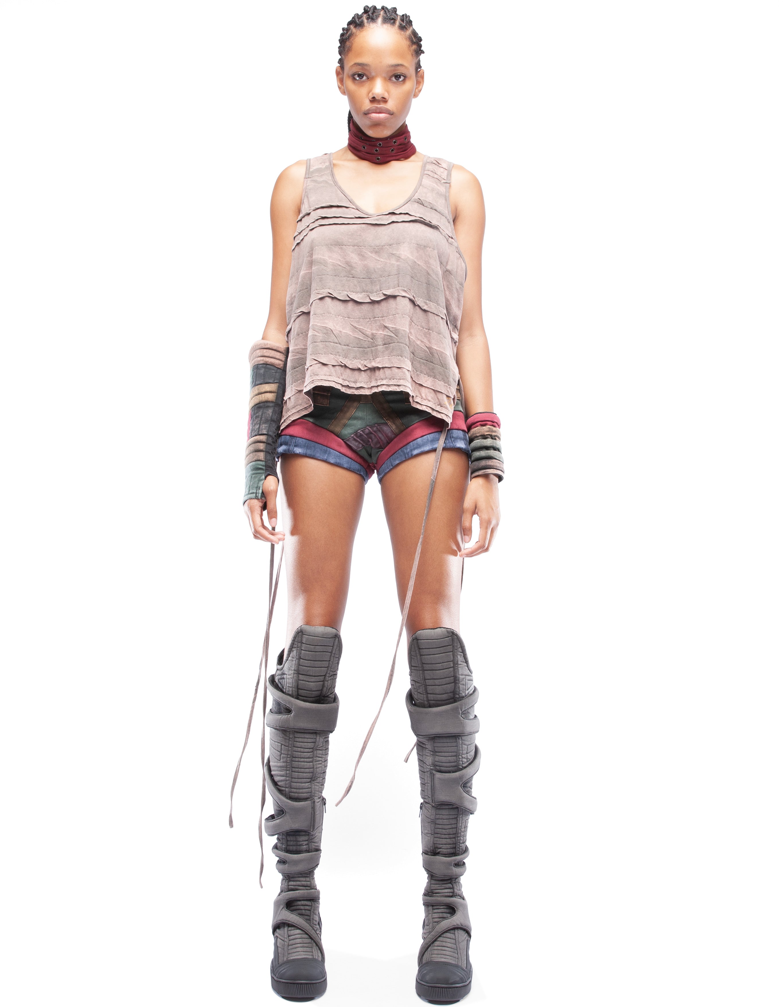 VEST SHORT CRYSTAL