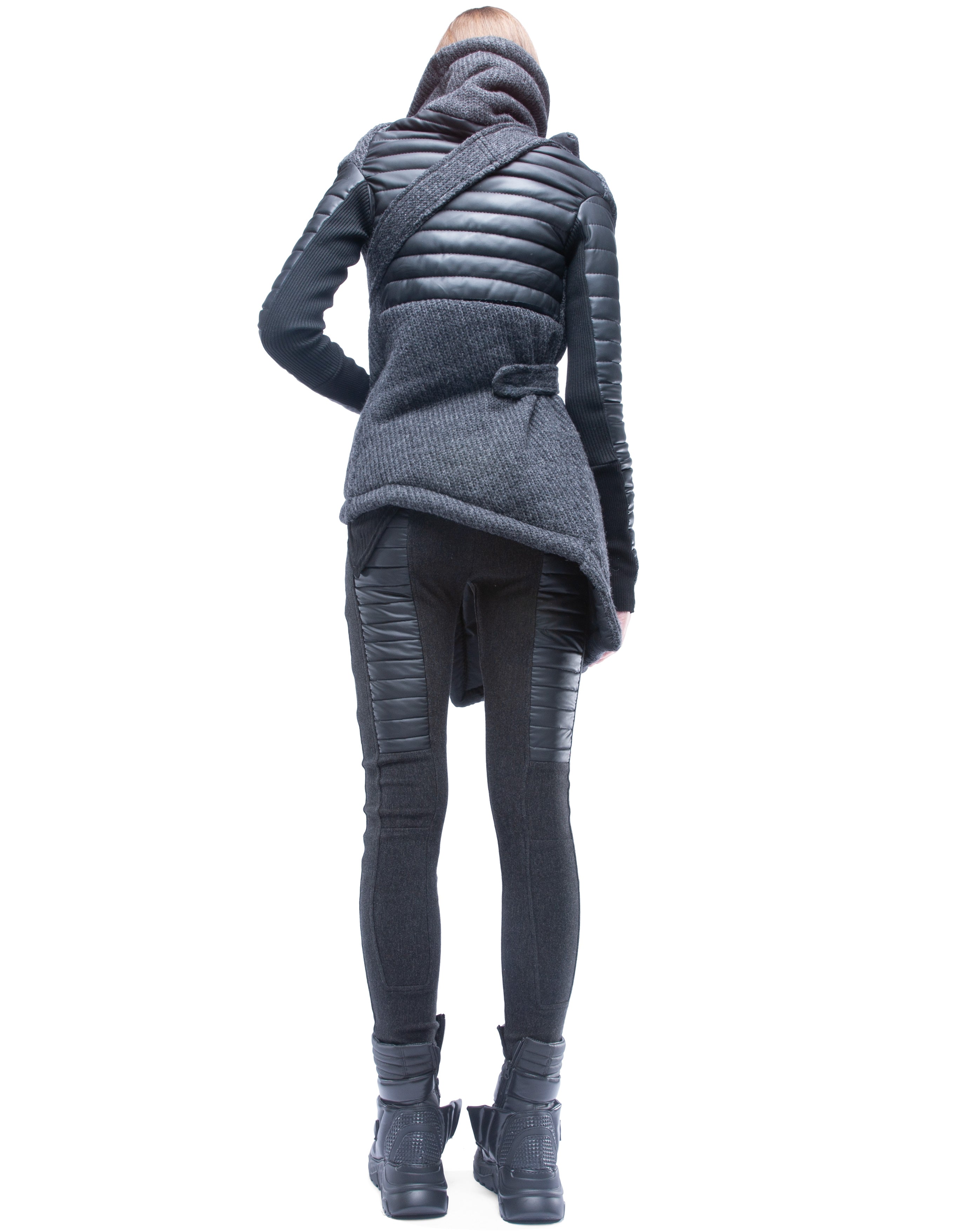 WRAP COAT DIGITAL HERMIT