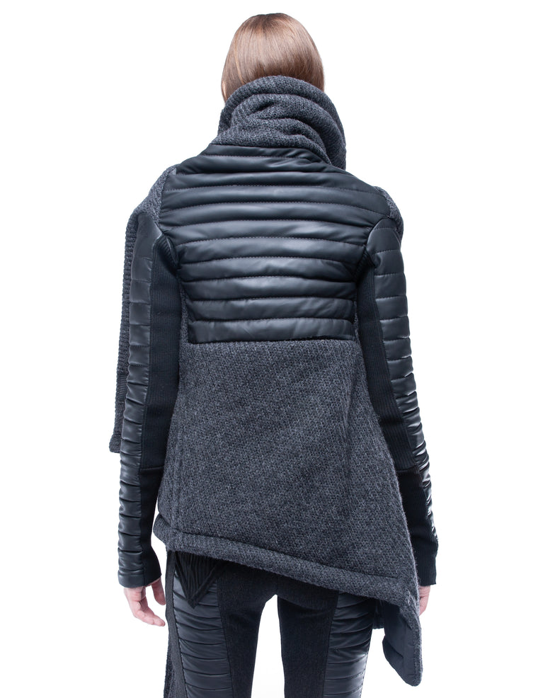 WRAP COAT DIGITAL HERMIT