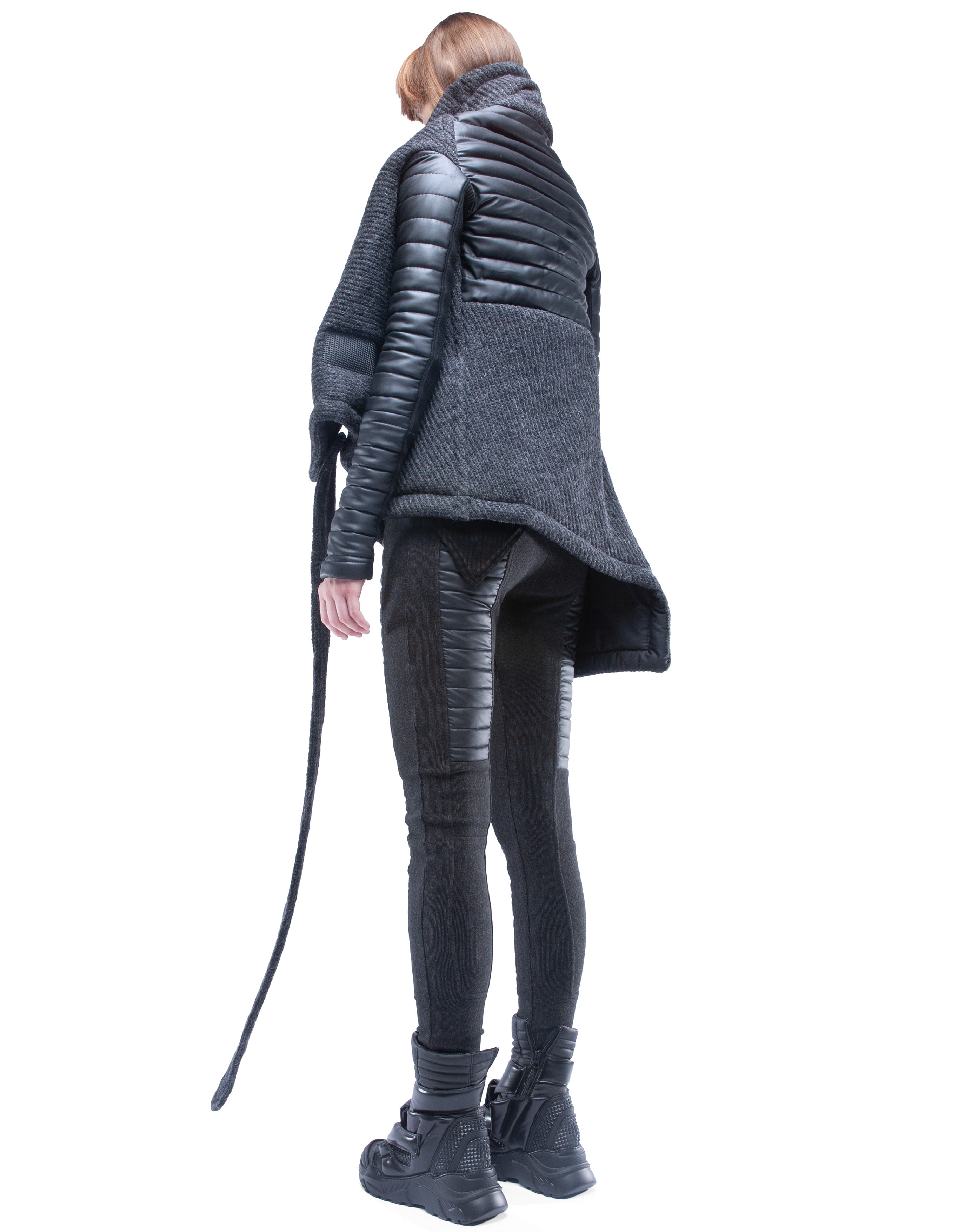 WRAP COAT DIGITAL HERMIT