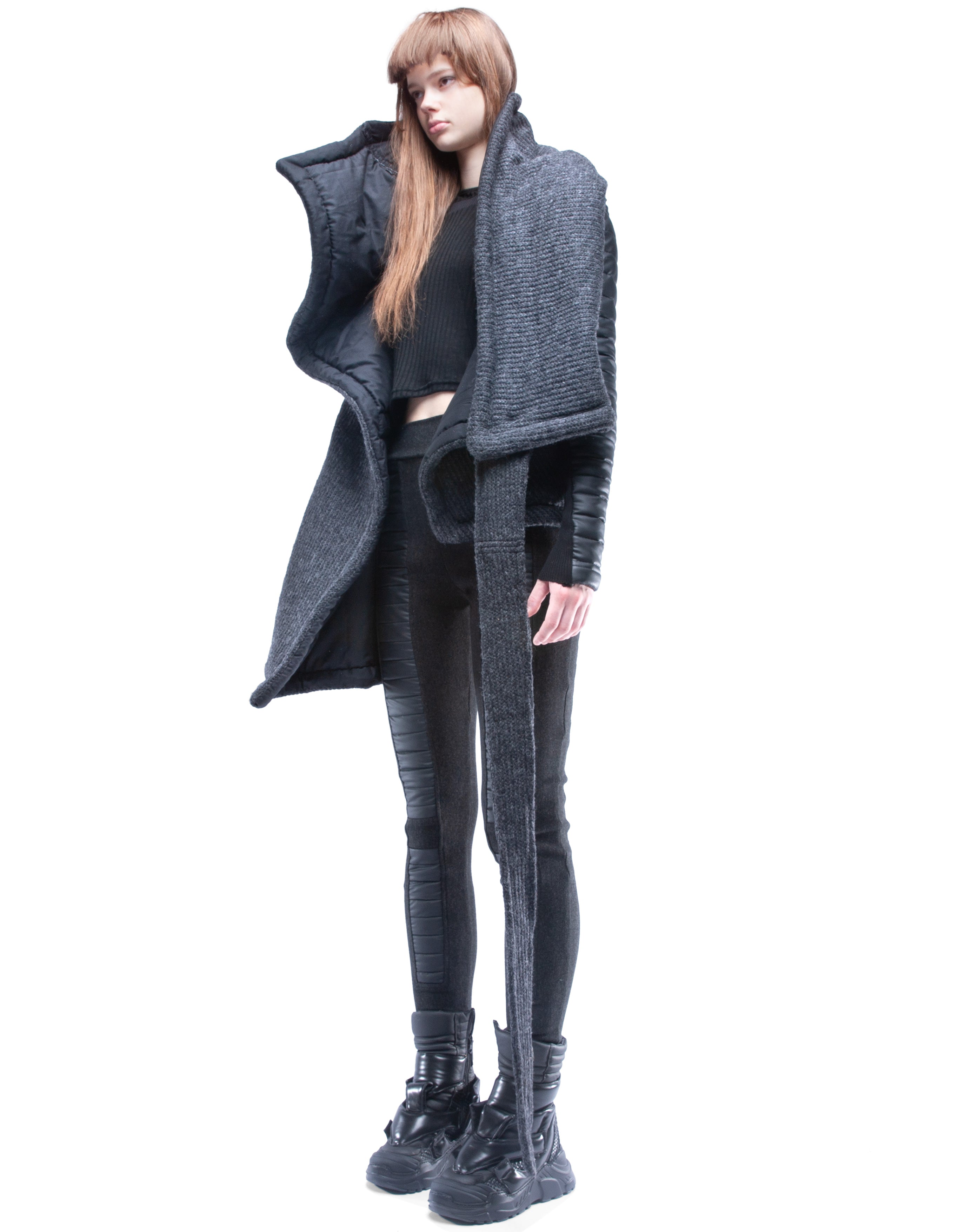 WRAP COAT DIGITAL HERMIT