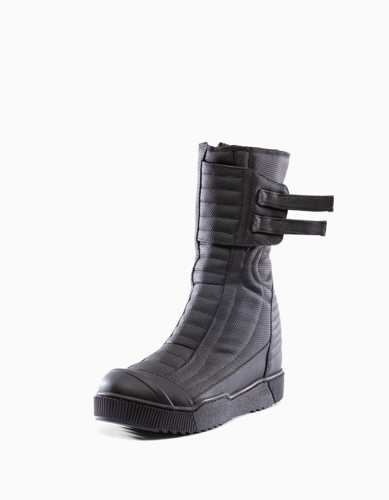 BOOTS BLACK OVERWALK W