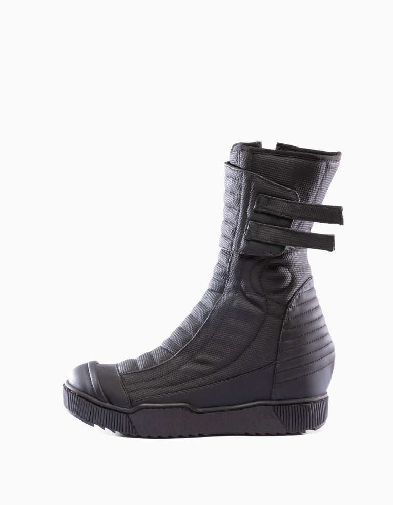 BOOTS BLACK OVERWALK W
