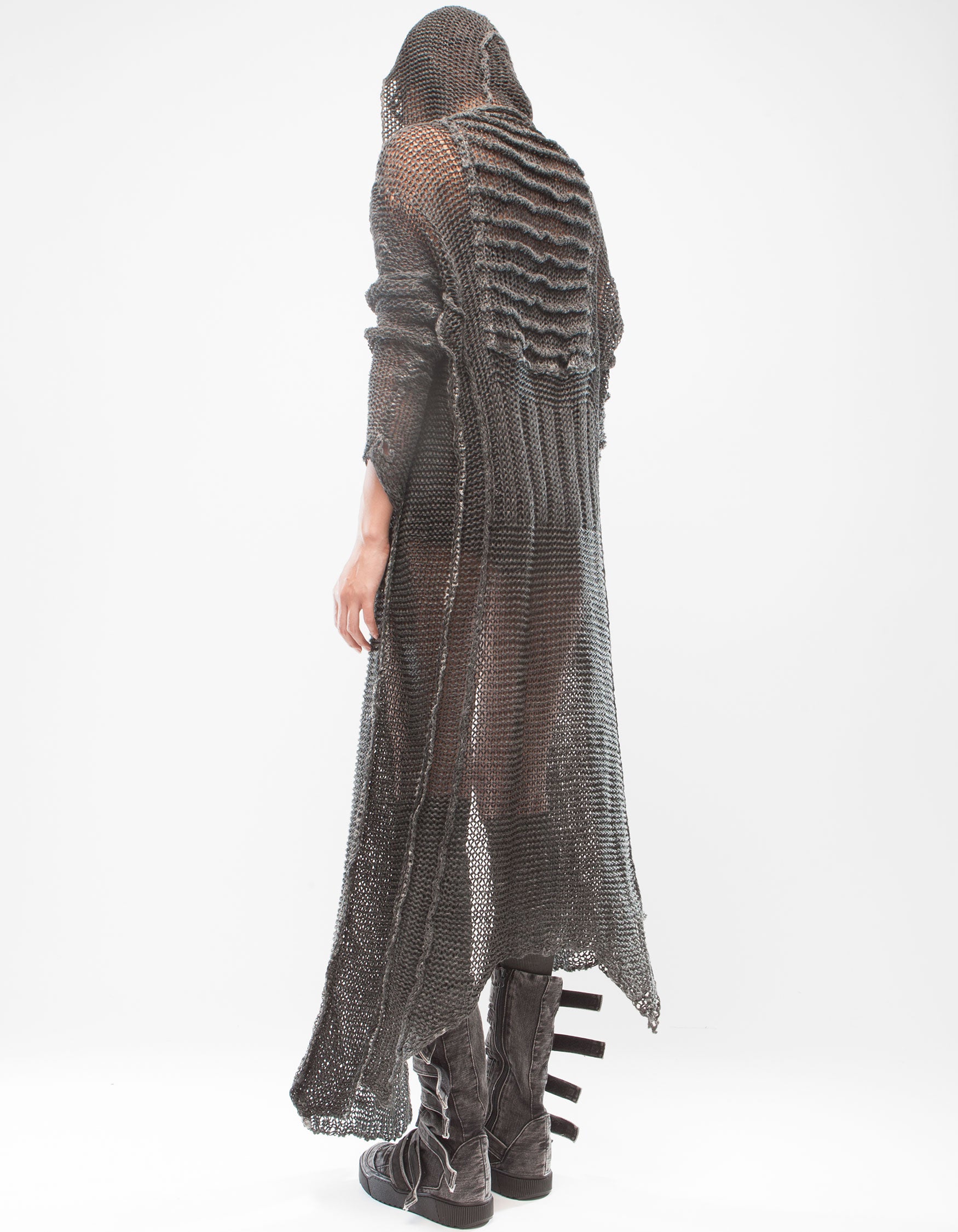 CARDIGAN ARMOUR BLACK W