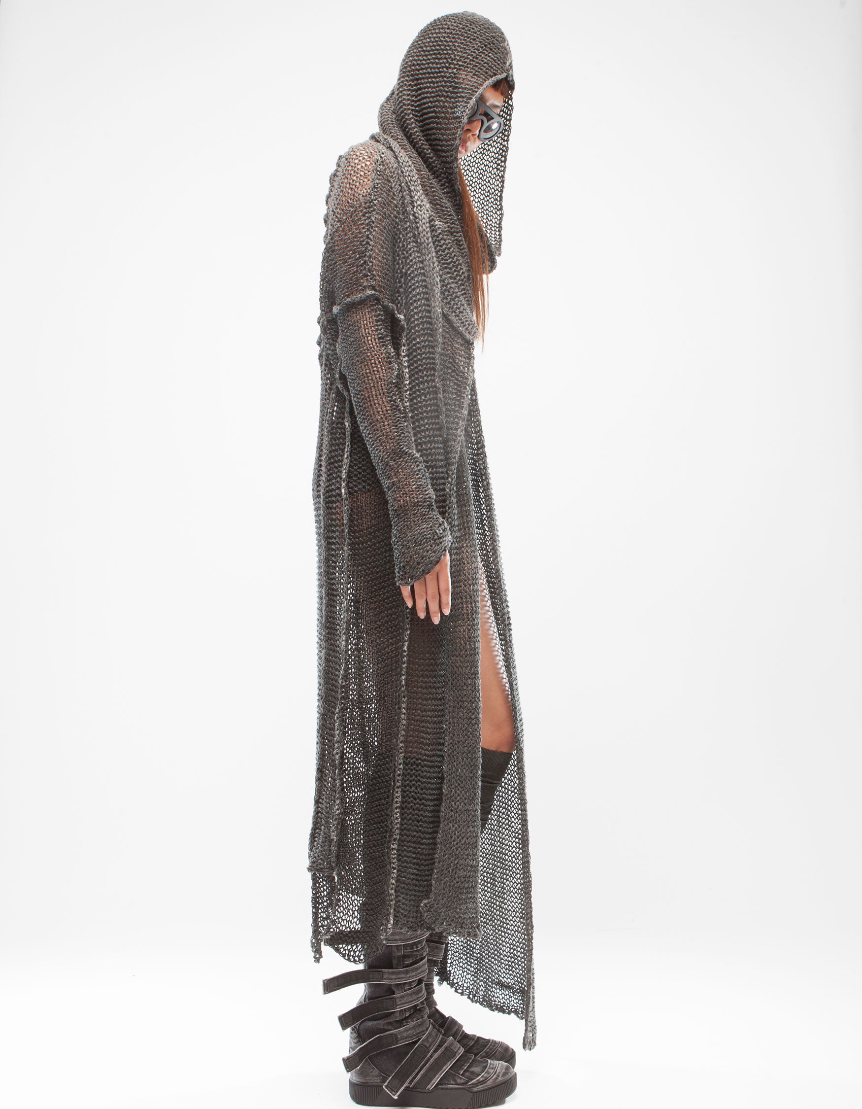 CARDIGAN ARMOUR BLACK W