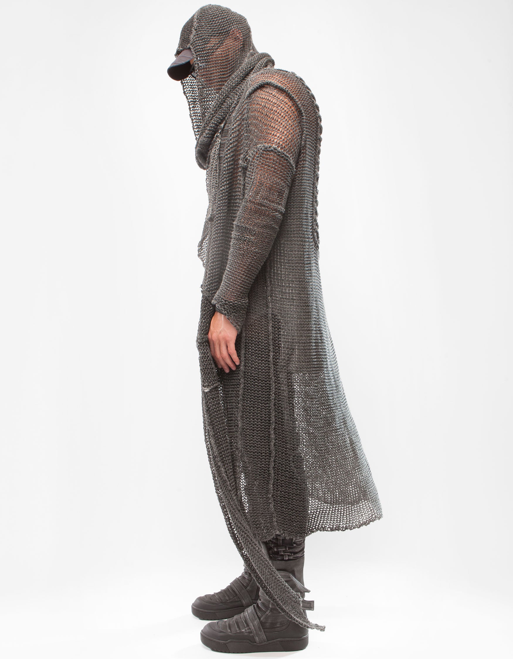 CARDIGAN ARMOUR BLACK