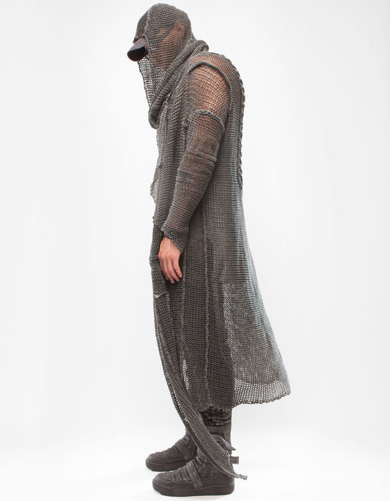 CARDIGAN ARMOUR BLACK