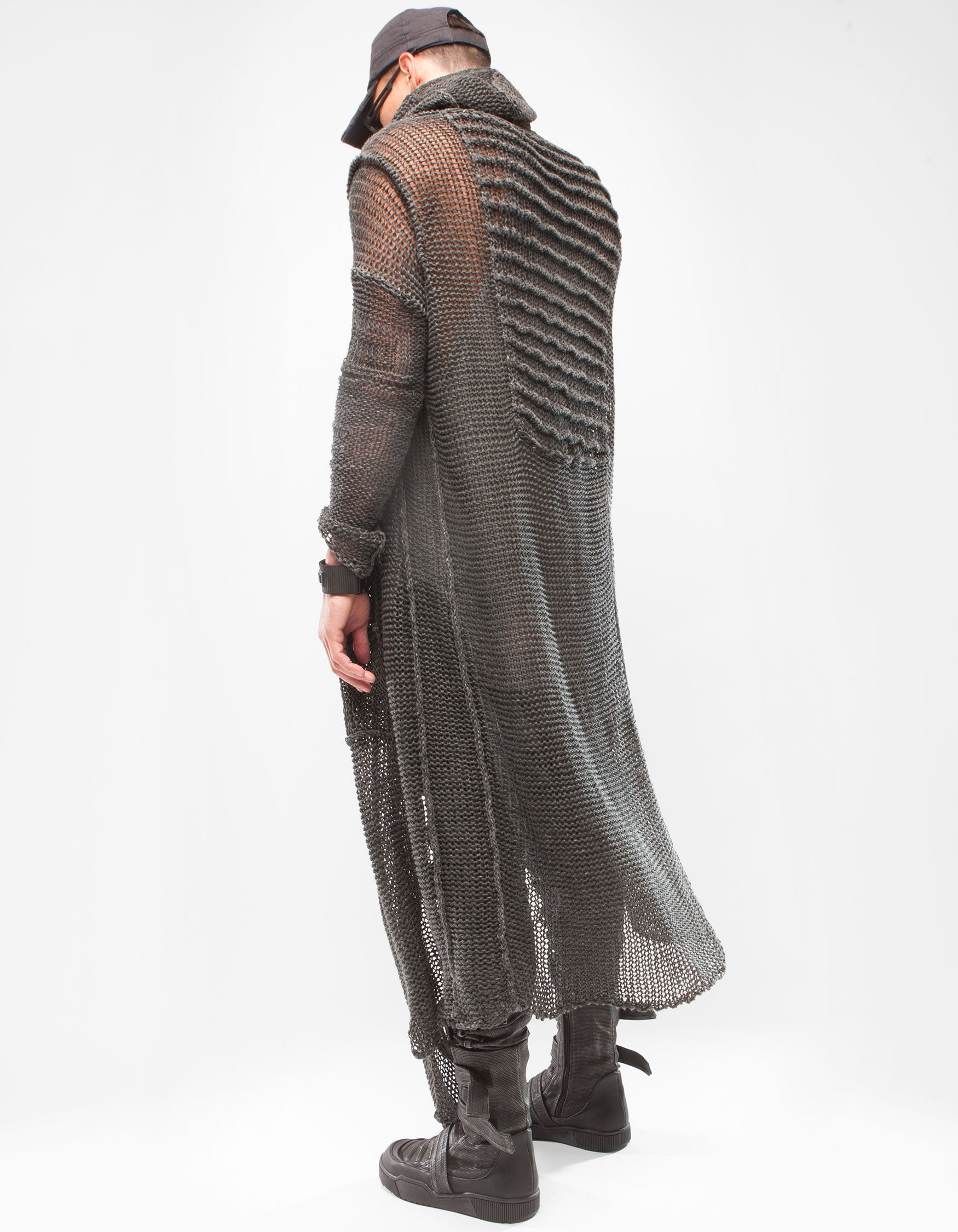 CARDIGAN ARMOUR BLACK