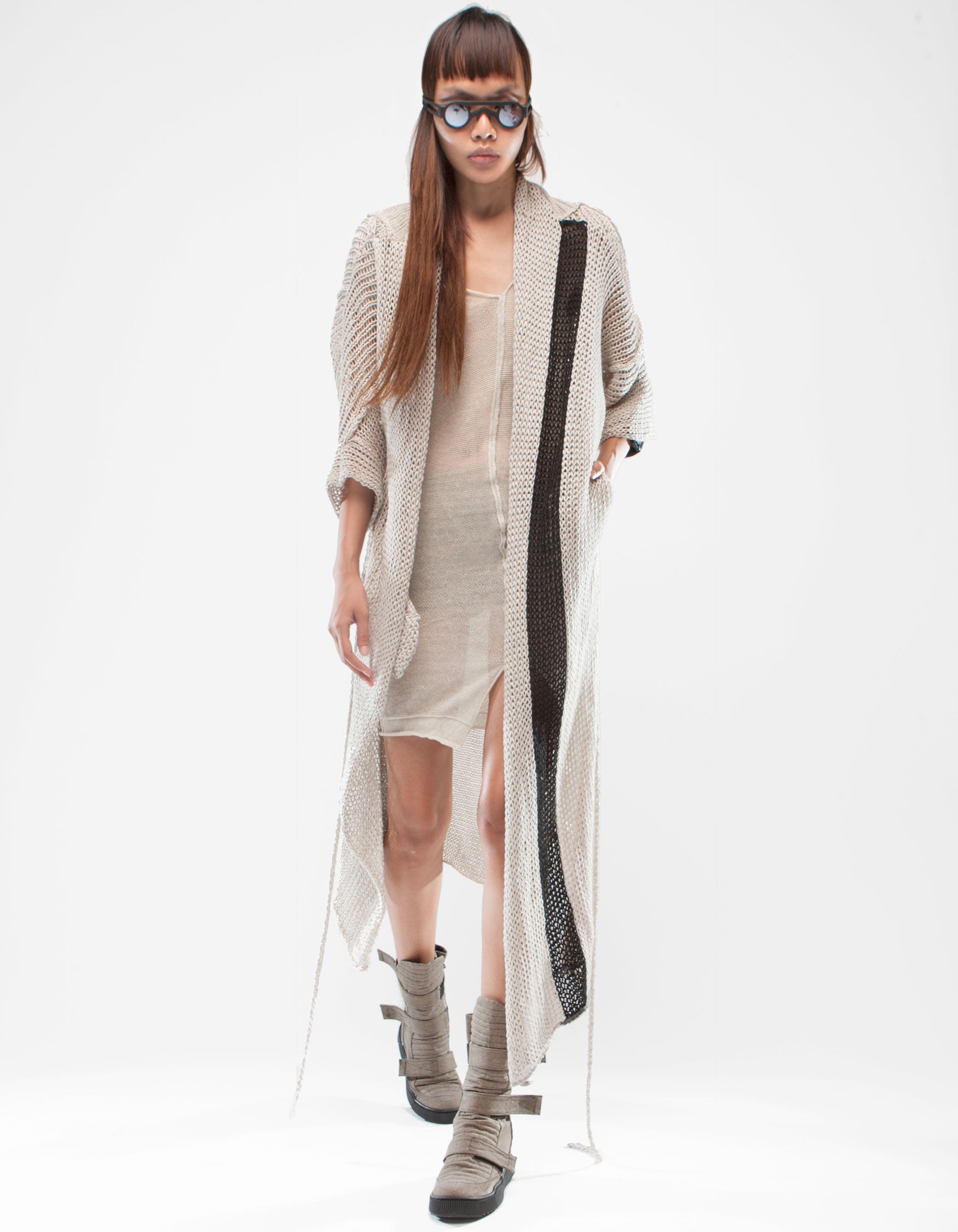 CARDIGAN ARMOUR WHITE W