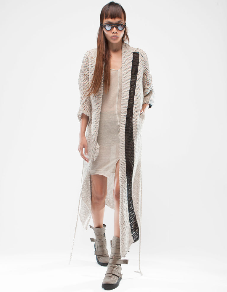 CARDIGAN ARMOUR WHITE W