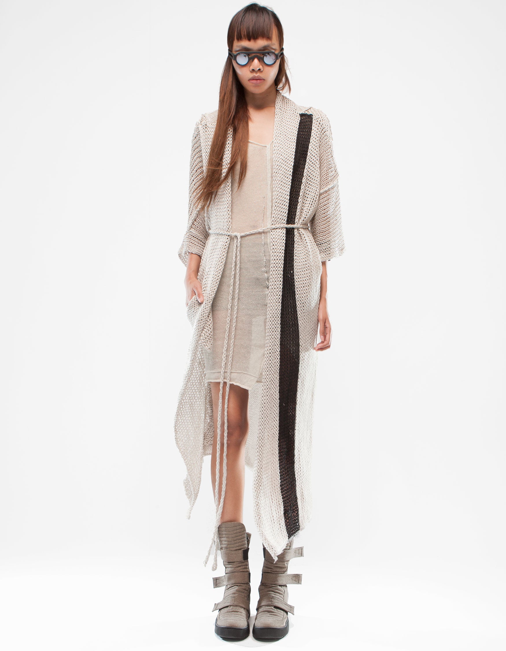 CARDIGAN ARMOUR WHITE W