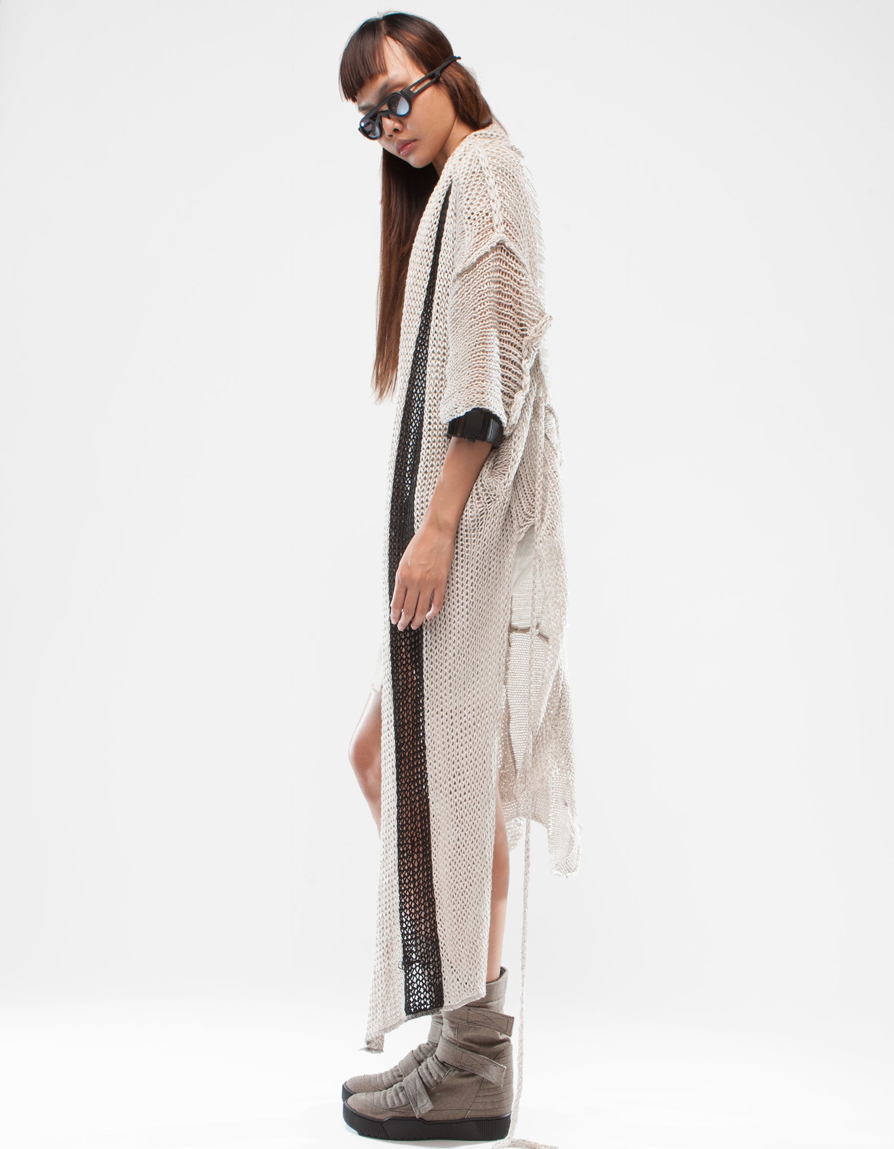 CARDIGAN ARMOUR WHITE W