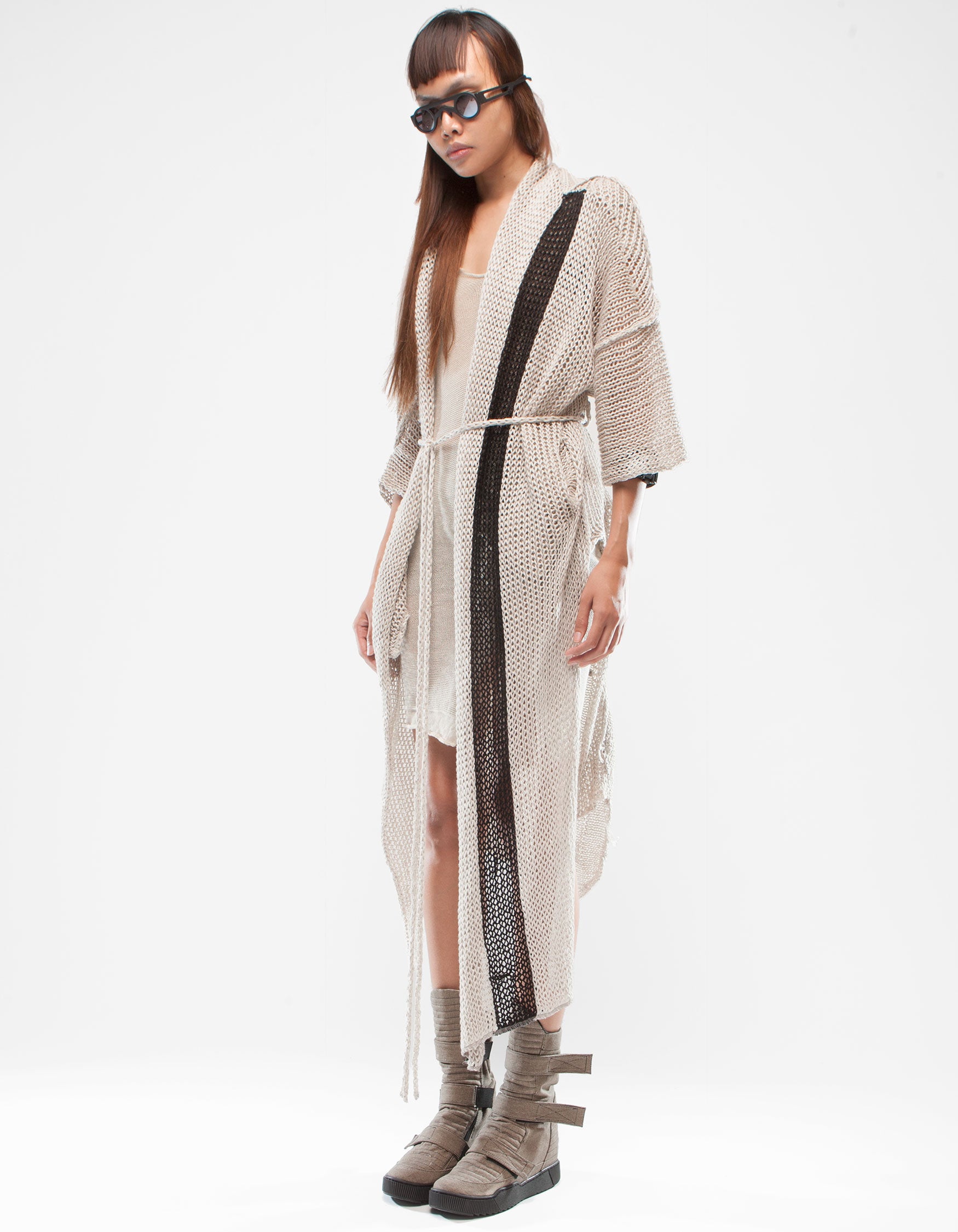 CARDIGAN ARMOUR WHITE W