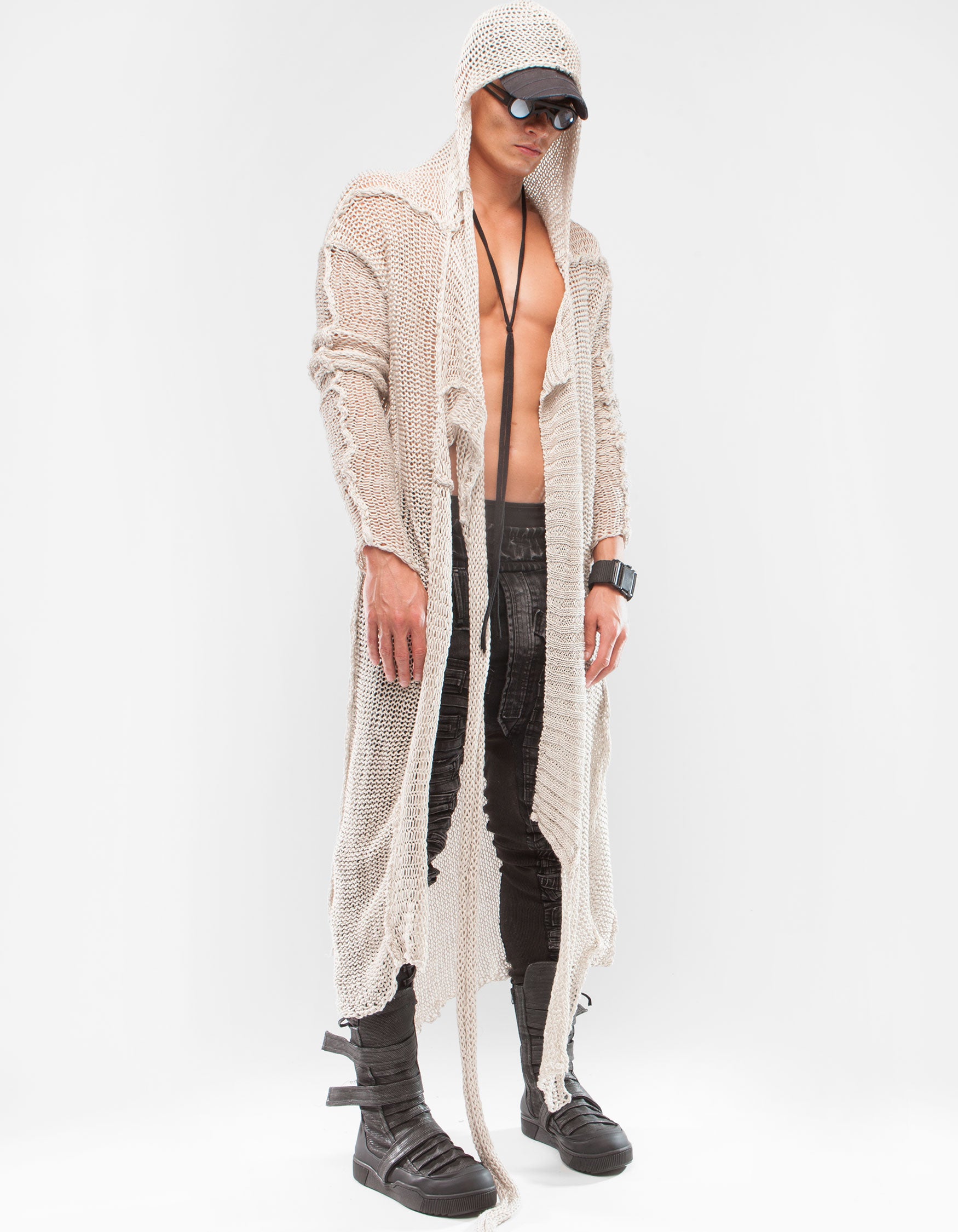 CARDIGAN ARMOUR WHITE