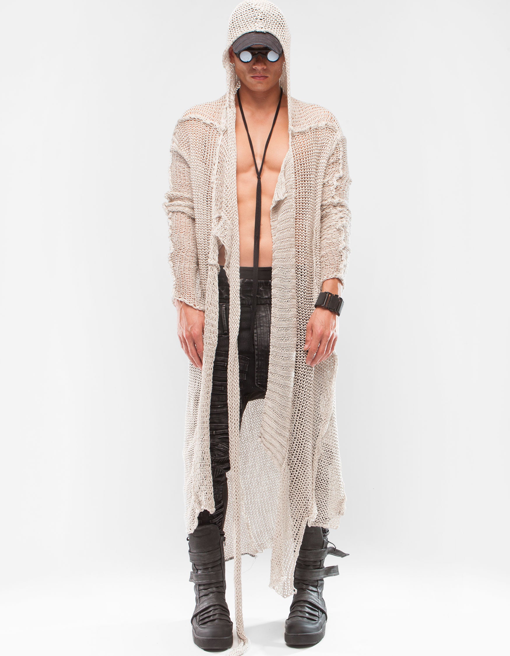 CARDIGAN ARMOUR WHITE
