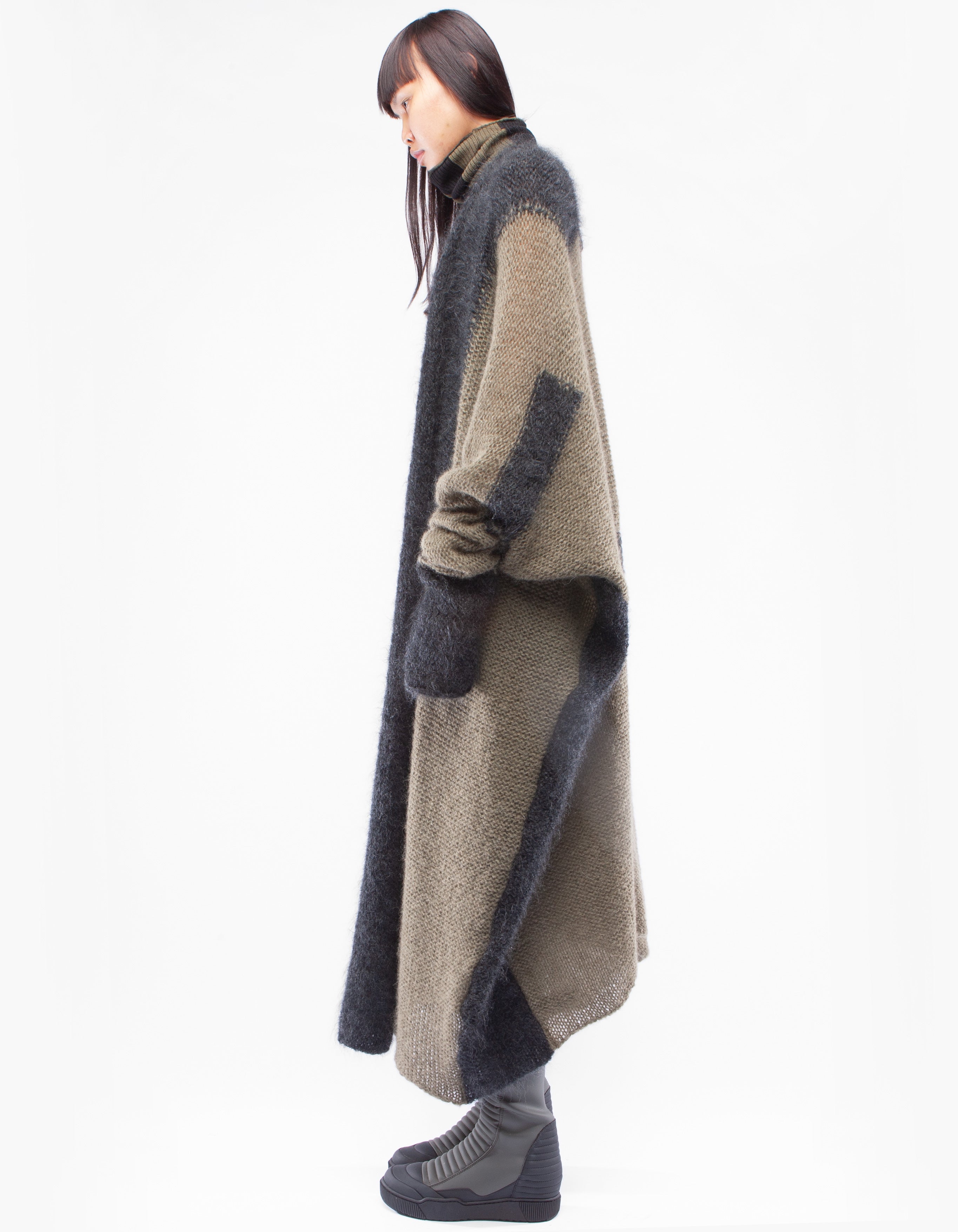 CARDIGAN OVERSIZE MOSS