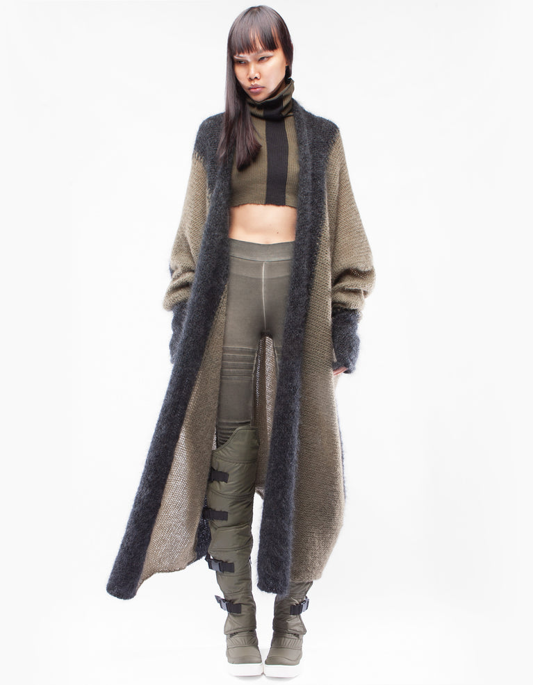 CARDIGAN OVERSIZE MOSS