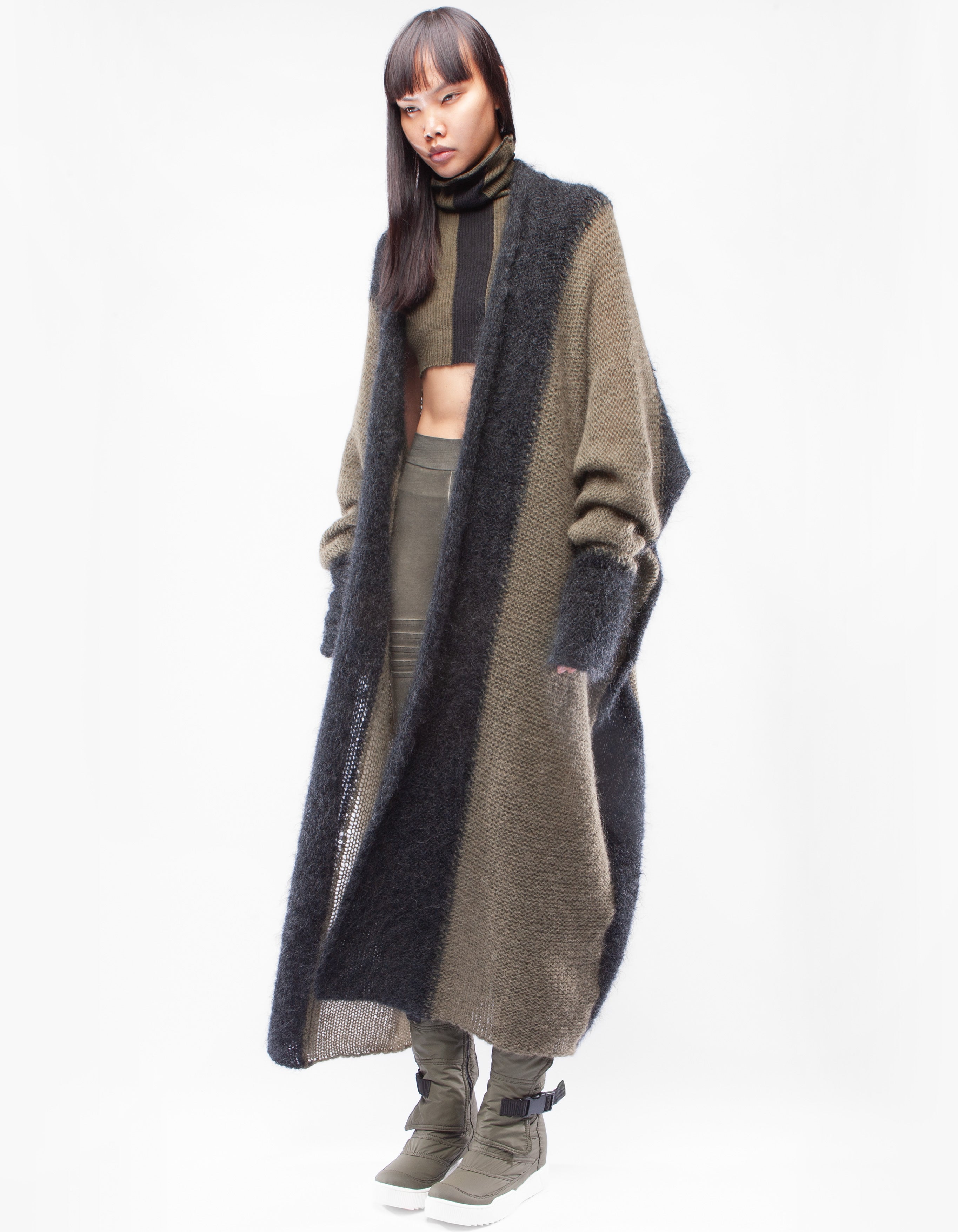 CARDIGAN OVERSIZE MOSS