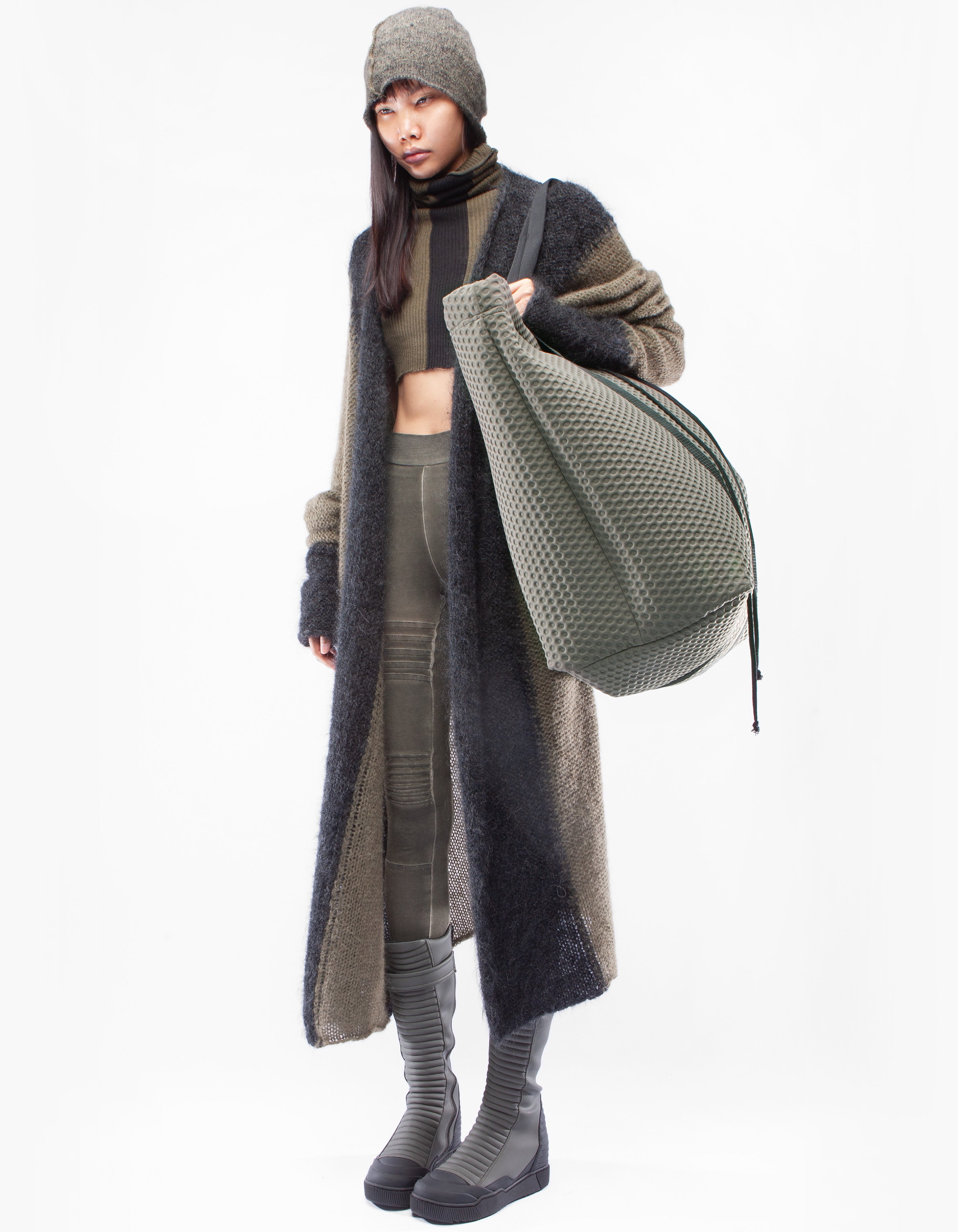 CARDIGAN OVERSIZE MOSS