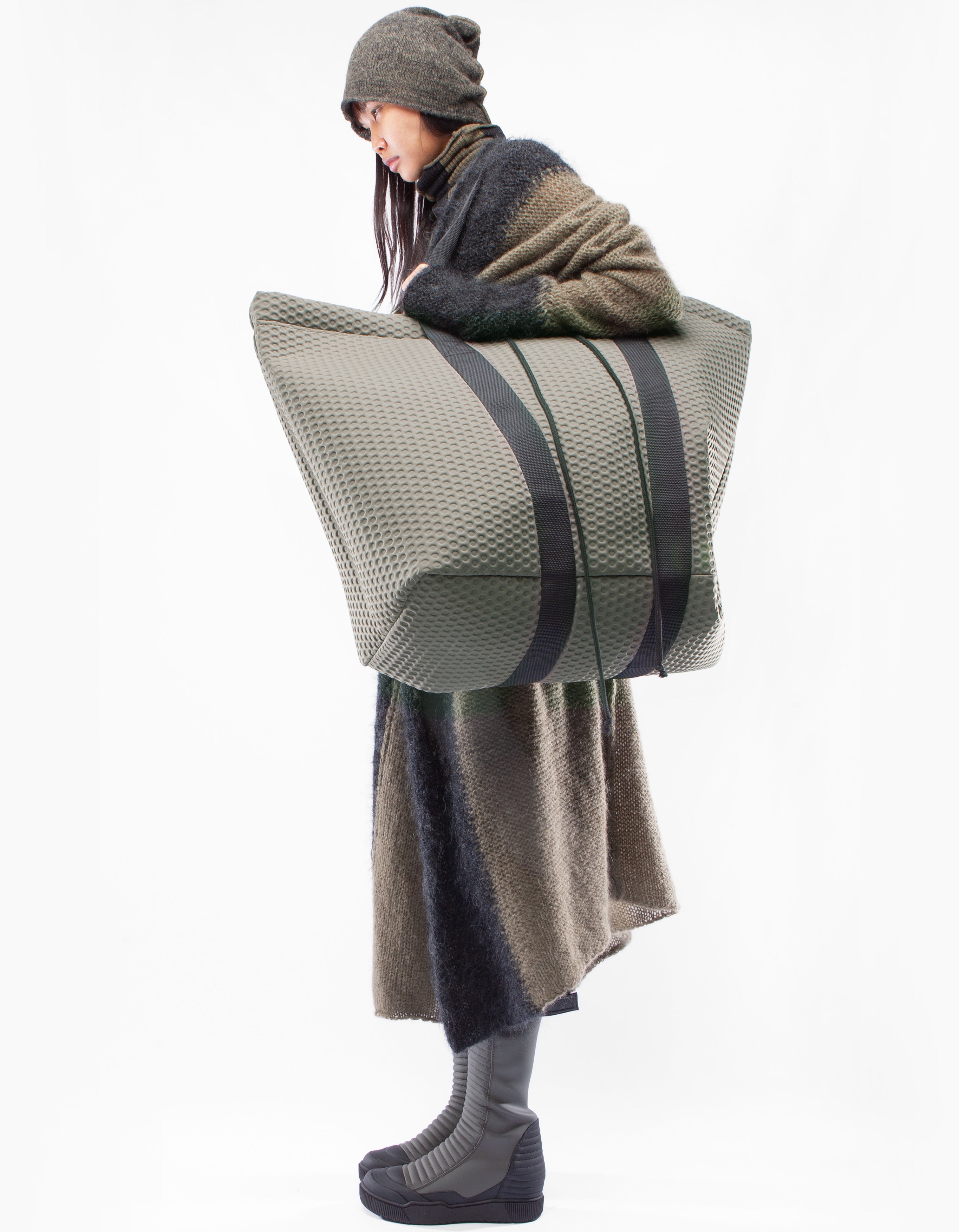 CARDIGAN OVERSIZE MOSS
