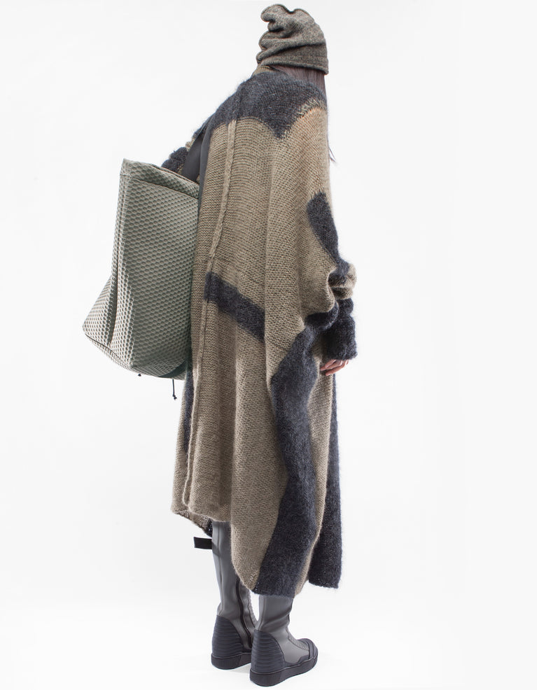 CARDIGAN OVERSIZE MOSS