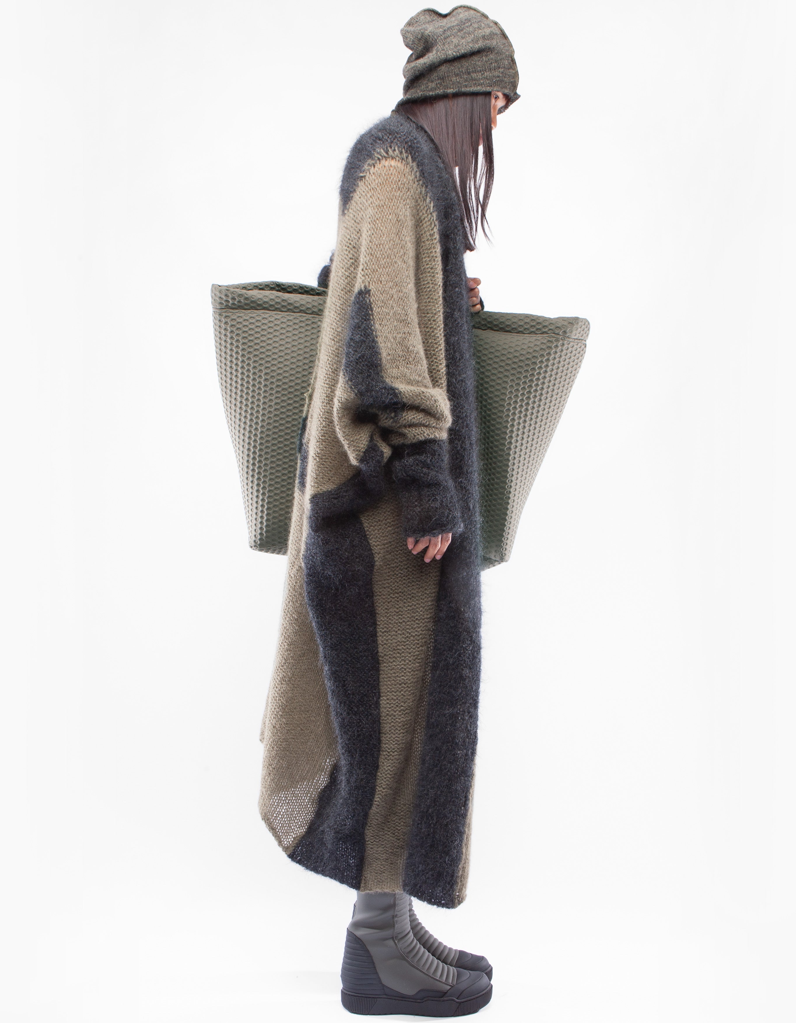 CARDIGAN OVERSIZE MOSS