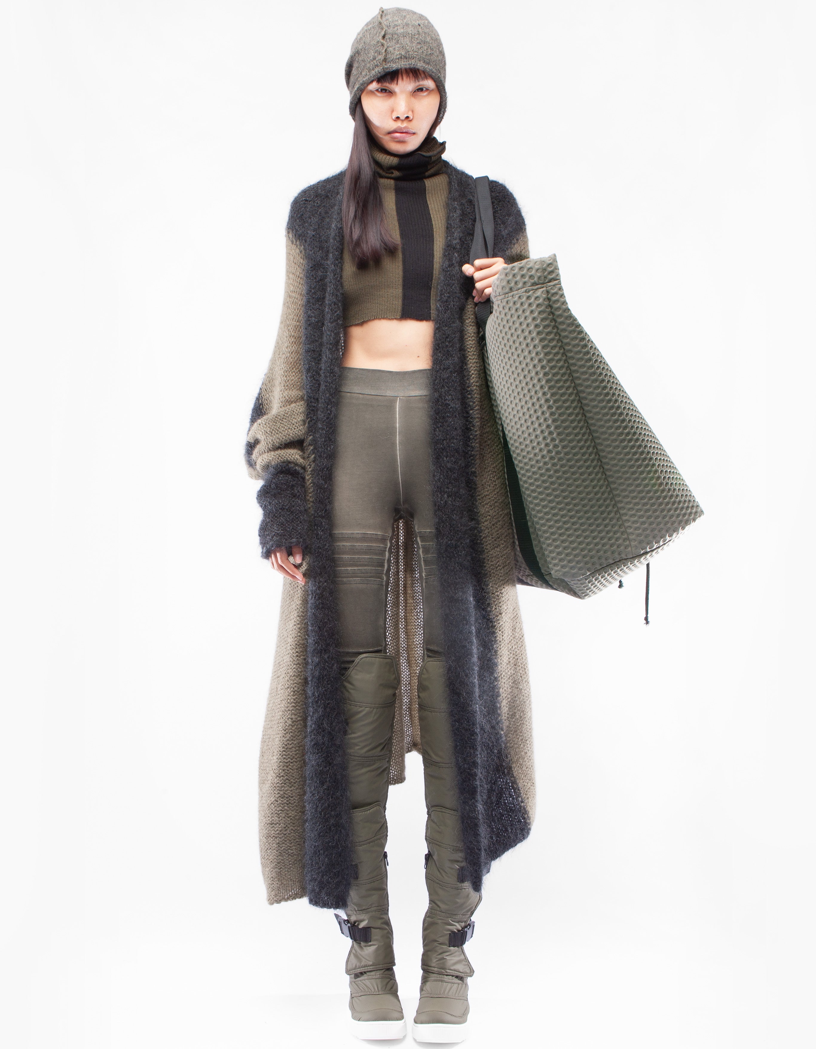 CARDIGAN OVERSIZE MOSS
