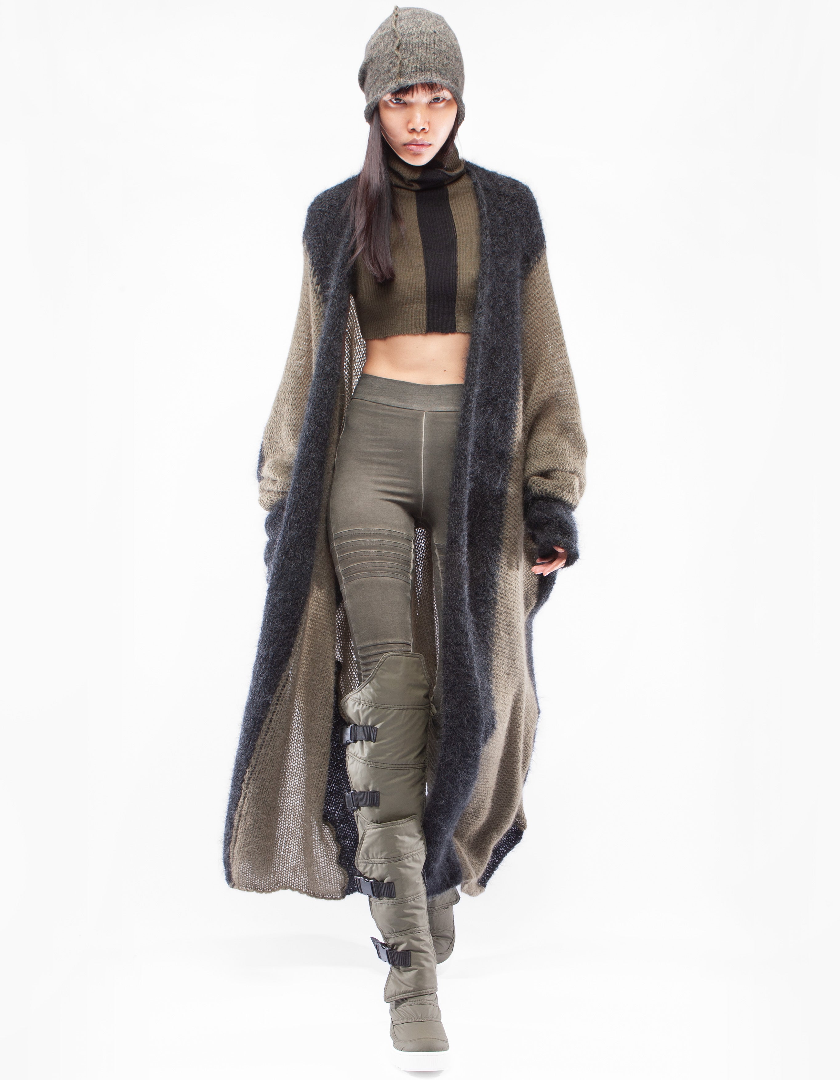 CARDIGAN OVERSIZE MOSS