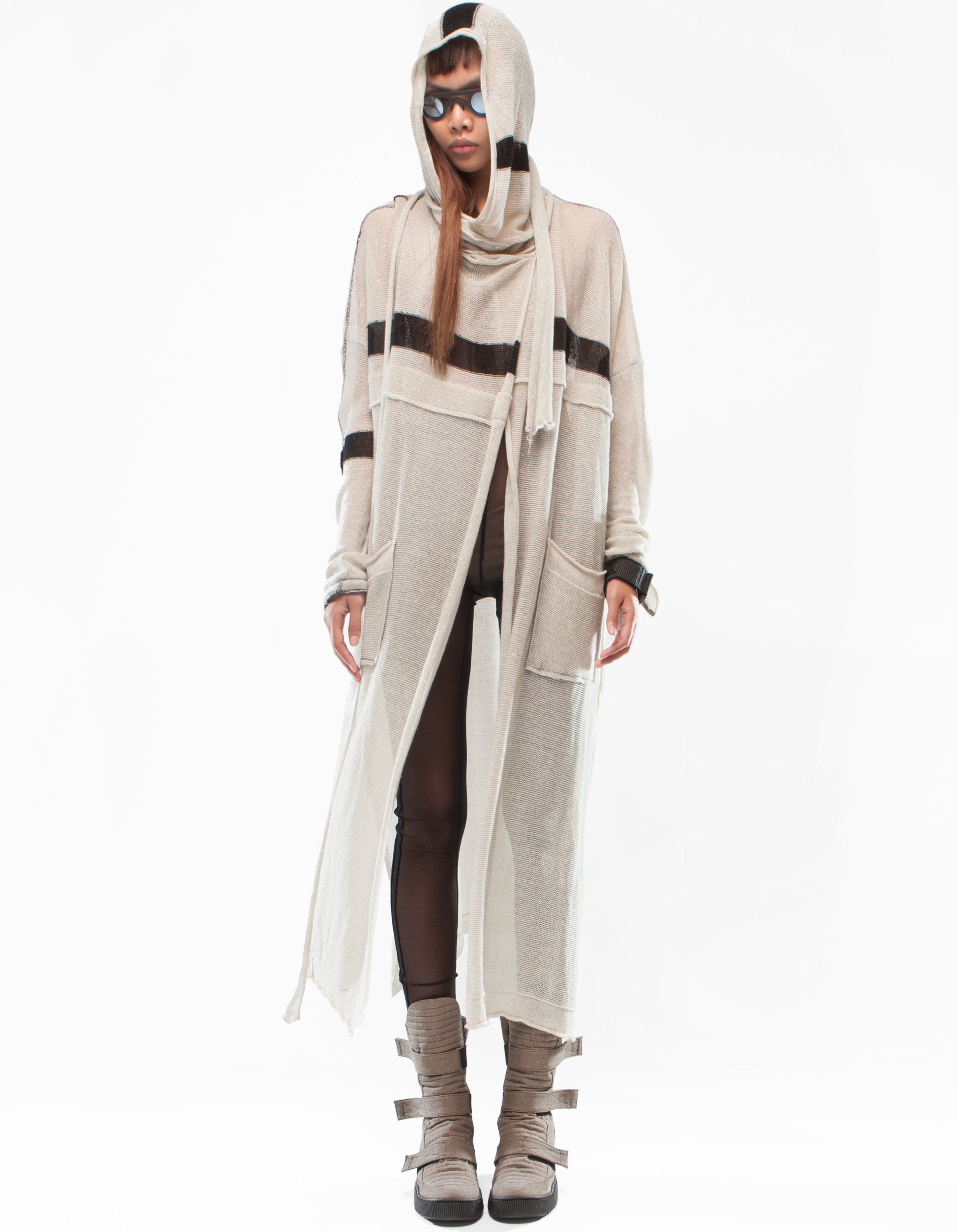 CARDIGAN WHITE SAND W