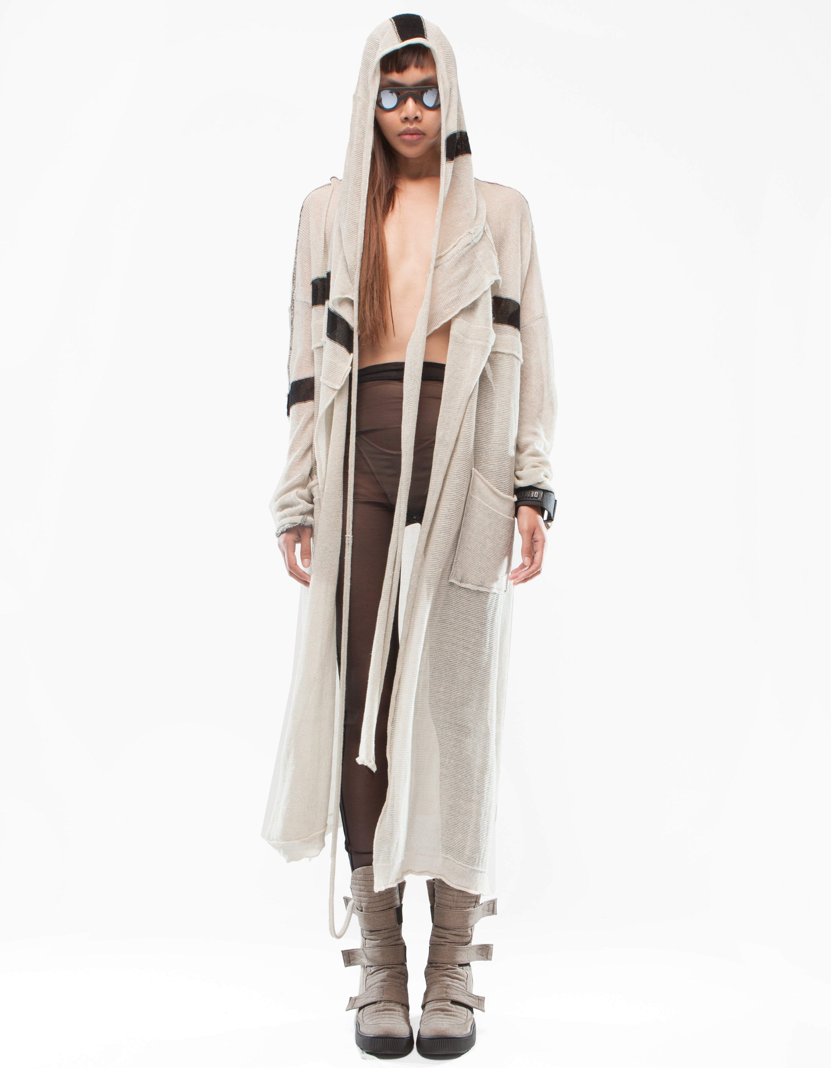 CARDIGAN WHITE SAND W