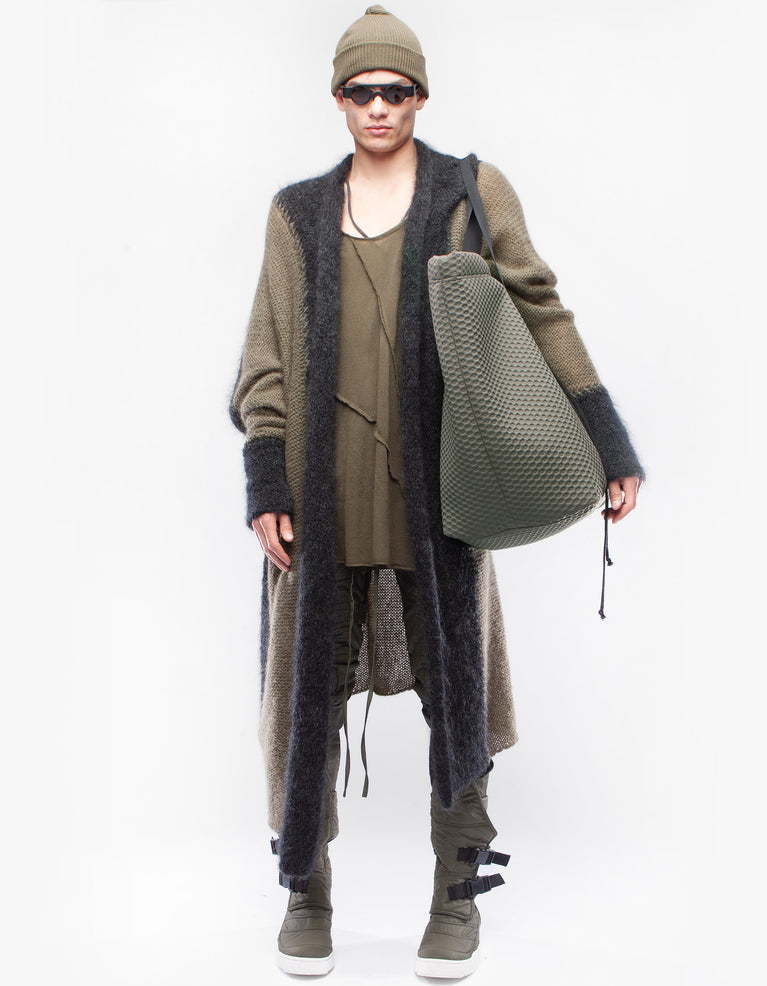 CARDIGAN OVERSIZE MOSS