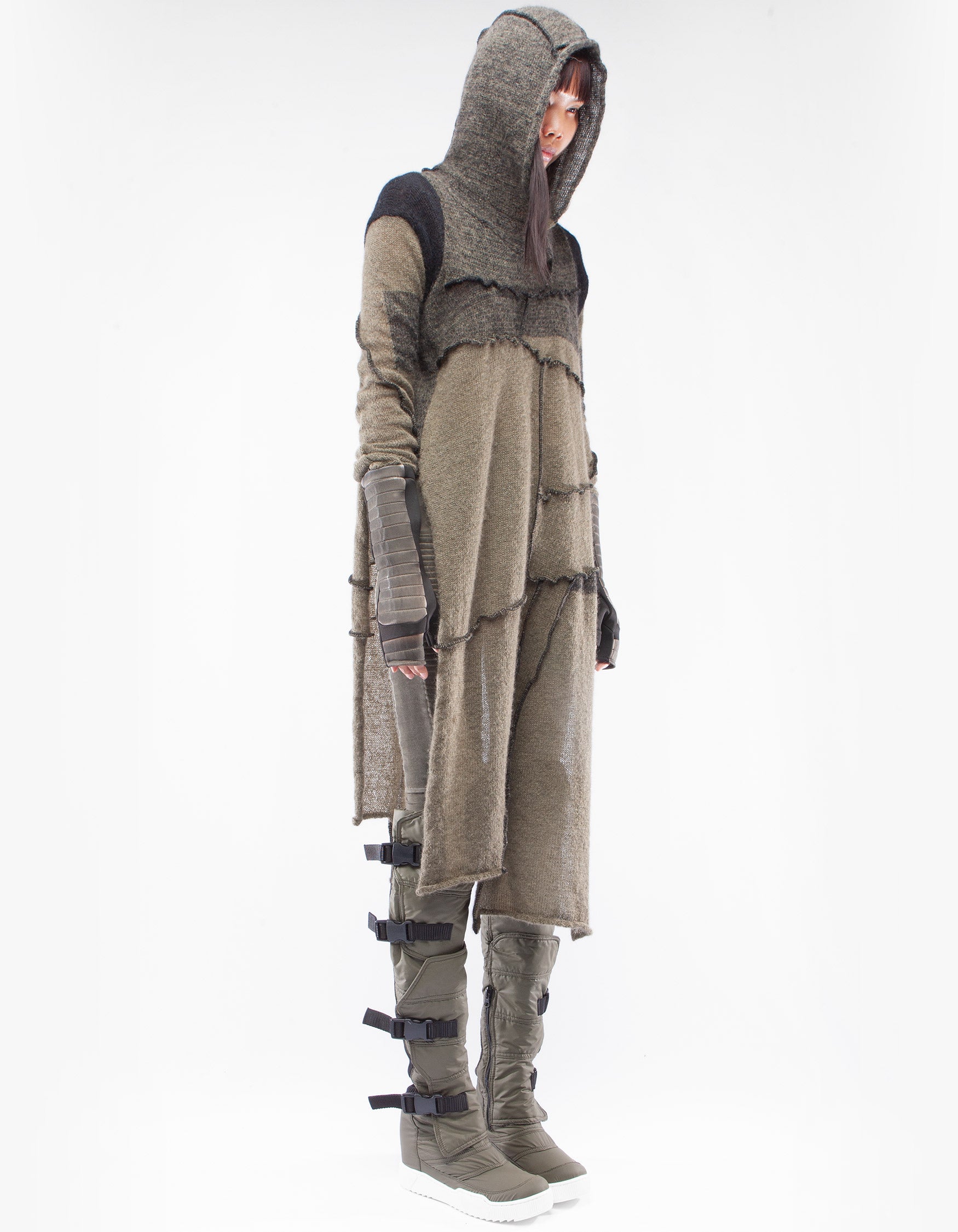 HOODY OVERSIZE MOSS