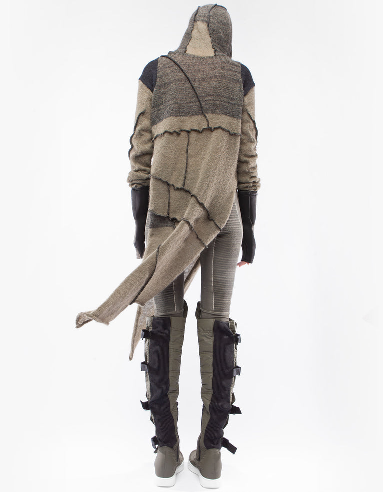 HOODY OVERSIZE MOSS