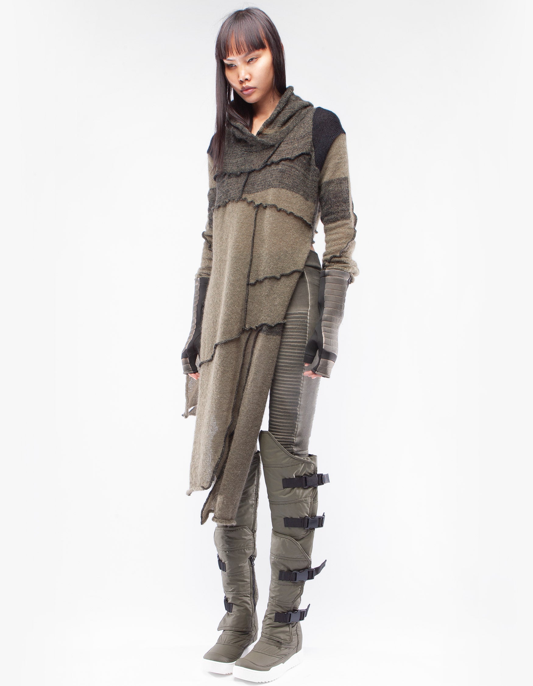 HOODY OVERSIZE MOSS