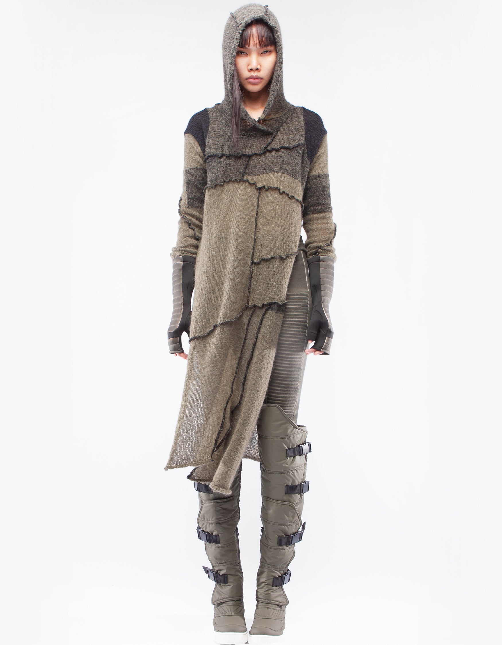 HOODY OVERSIZE MOSS