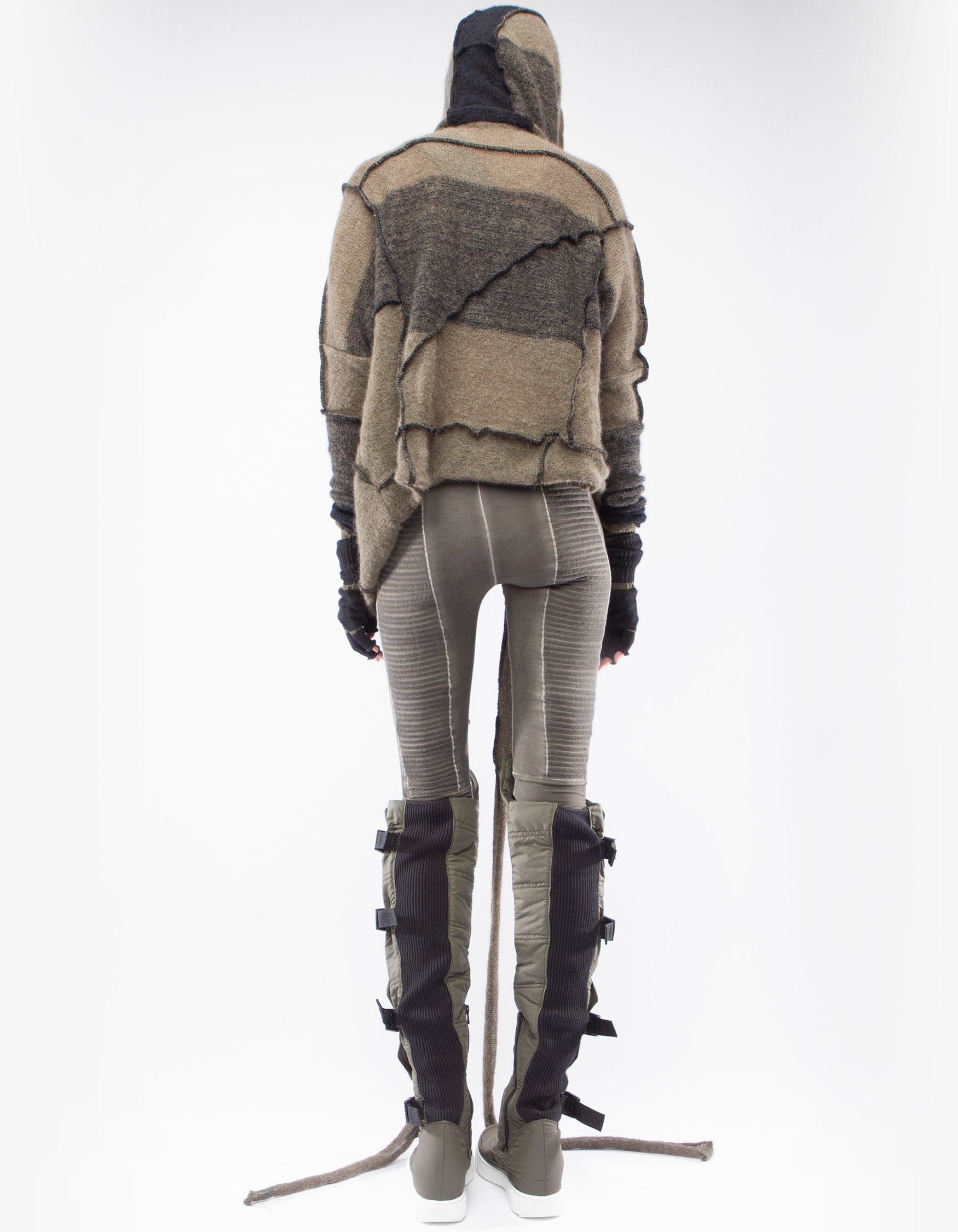 HOODY WRAP MOSS