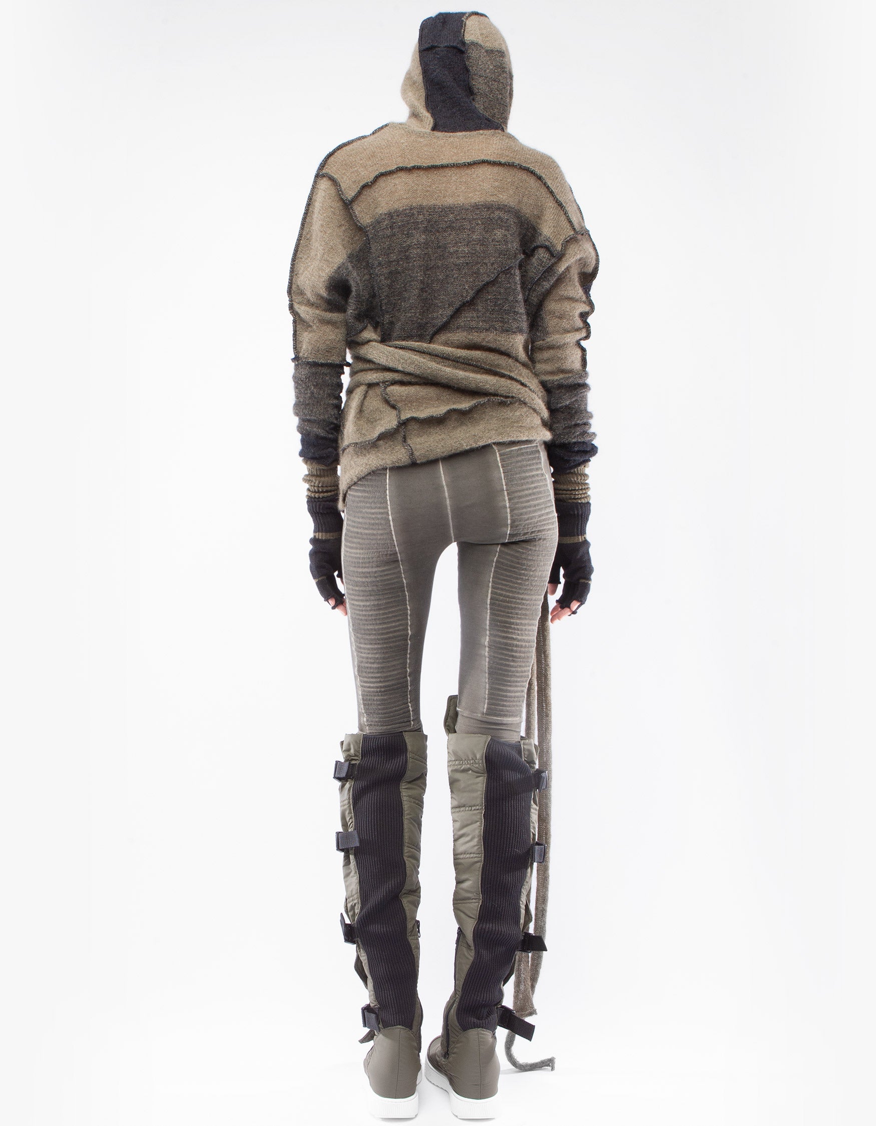 HOODY WRAP MOSS