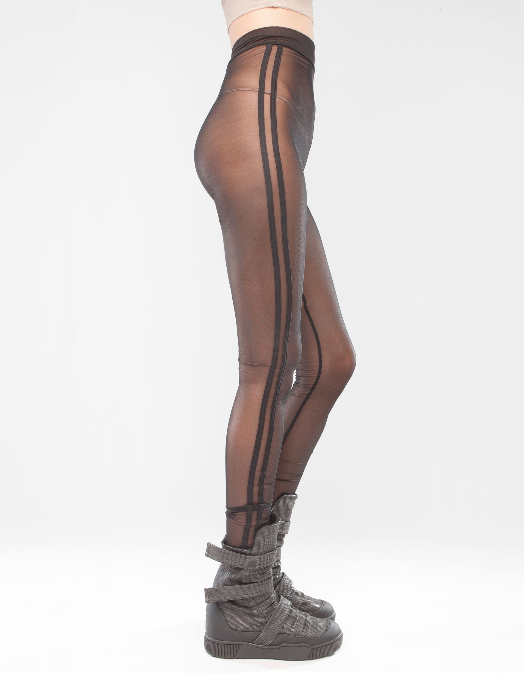 LEGGINGS BLACK TRANSPARENT