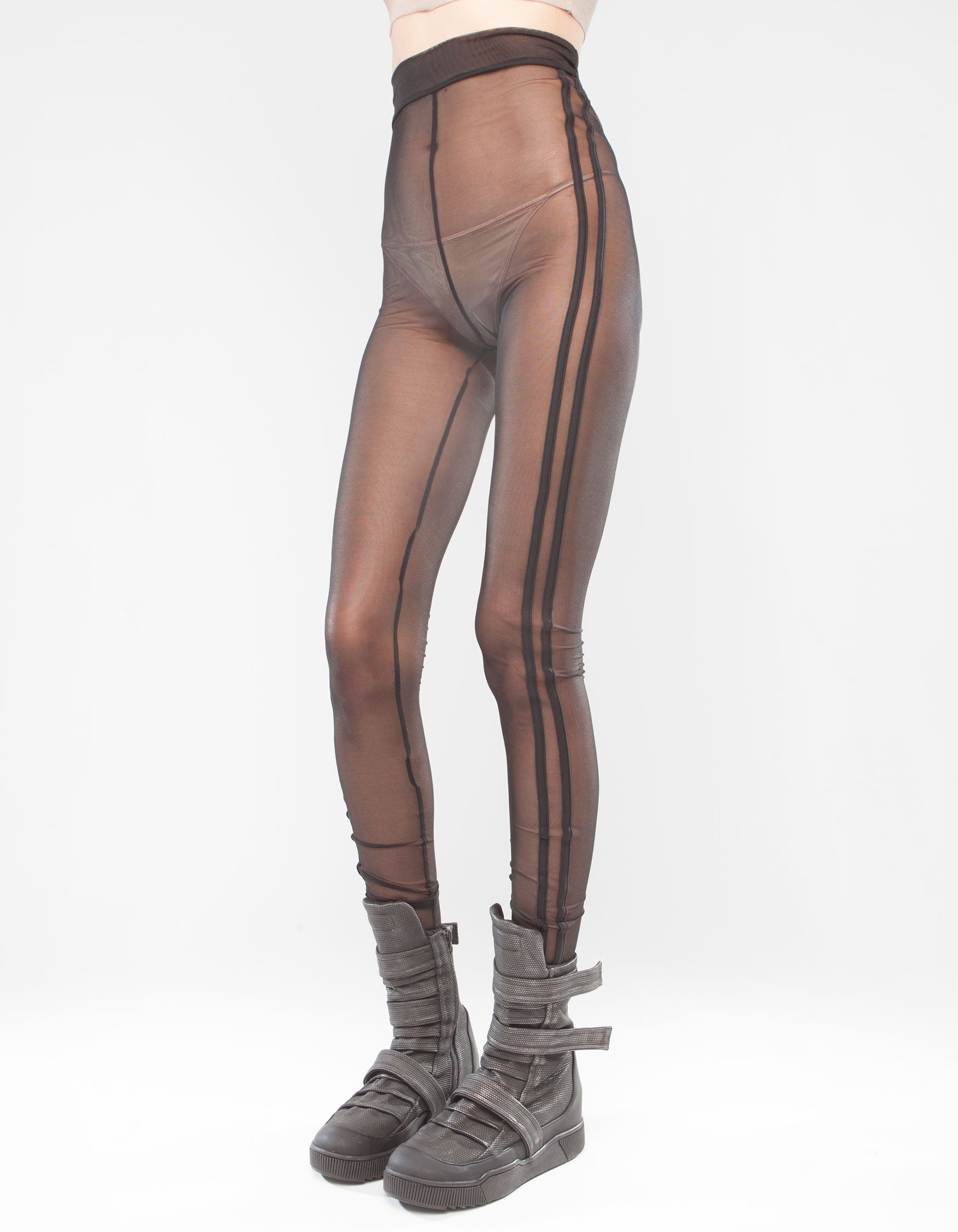 LEGGINGS BLACK TRANSPARENT