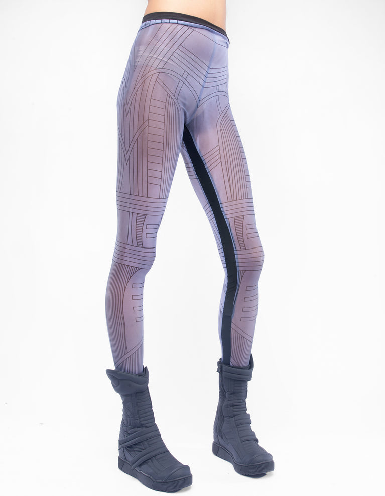 LEGGINGS MODALITÀ VIOLA