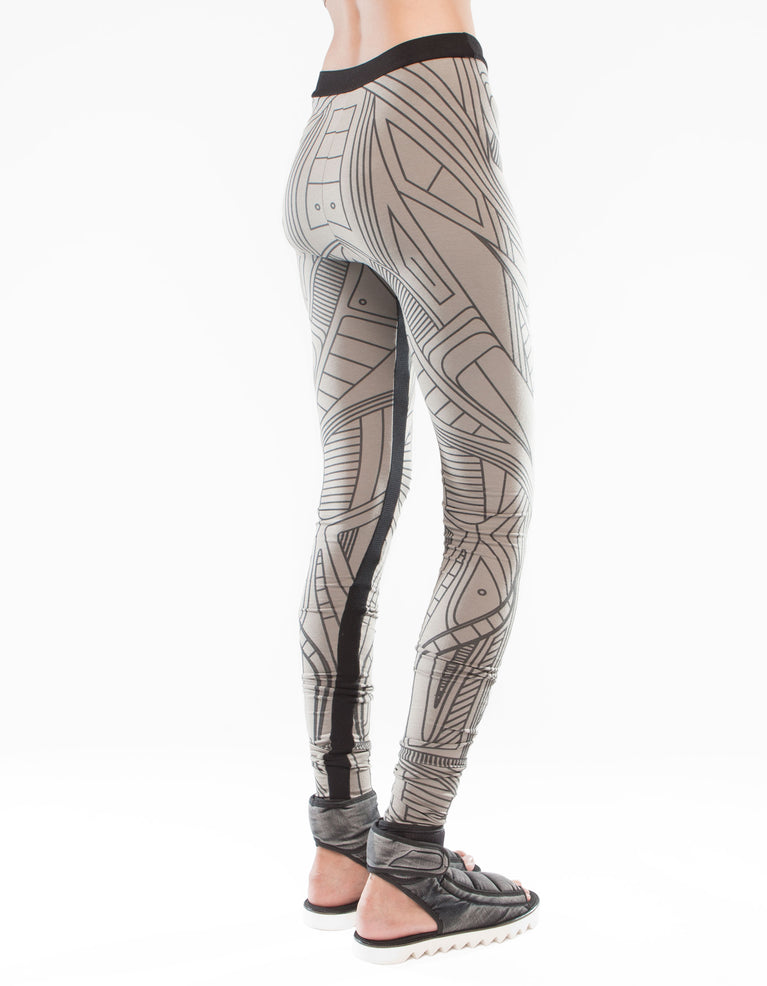 LEGGINGS ESTRUCTURA BEIGE W