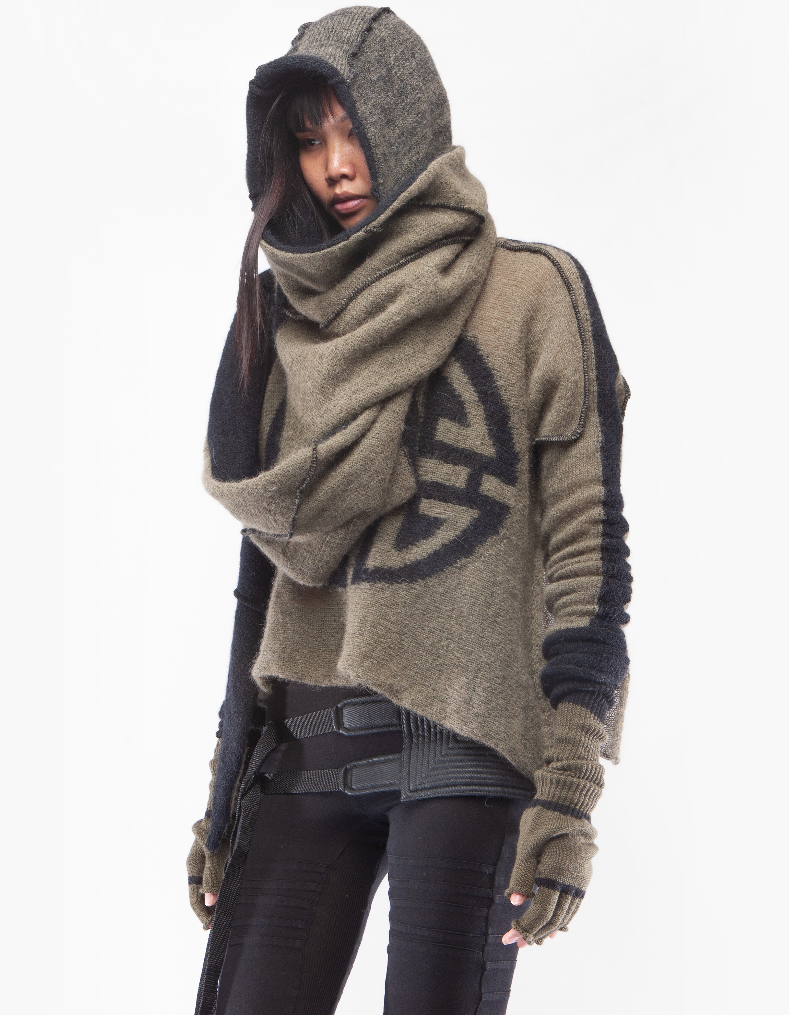 PULLOVER SIGN MOSS W