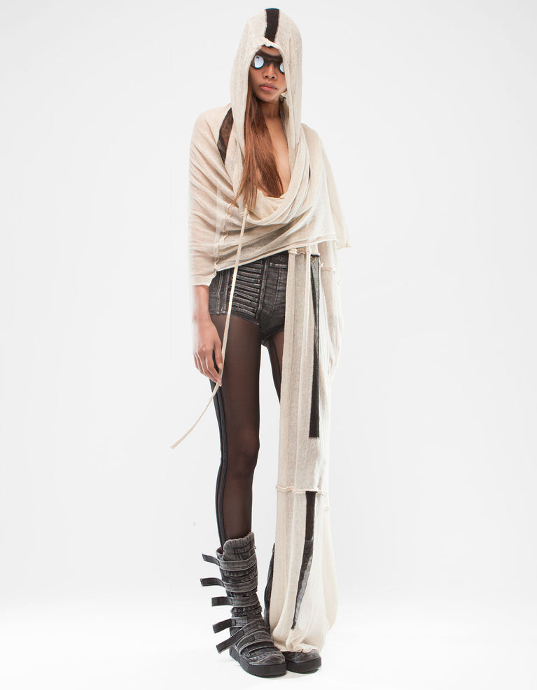 SHAWL WHITE SAND