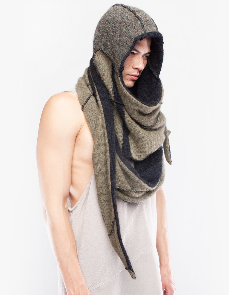 SHAWL WRAP MOSS