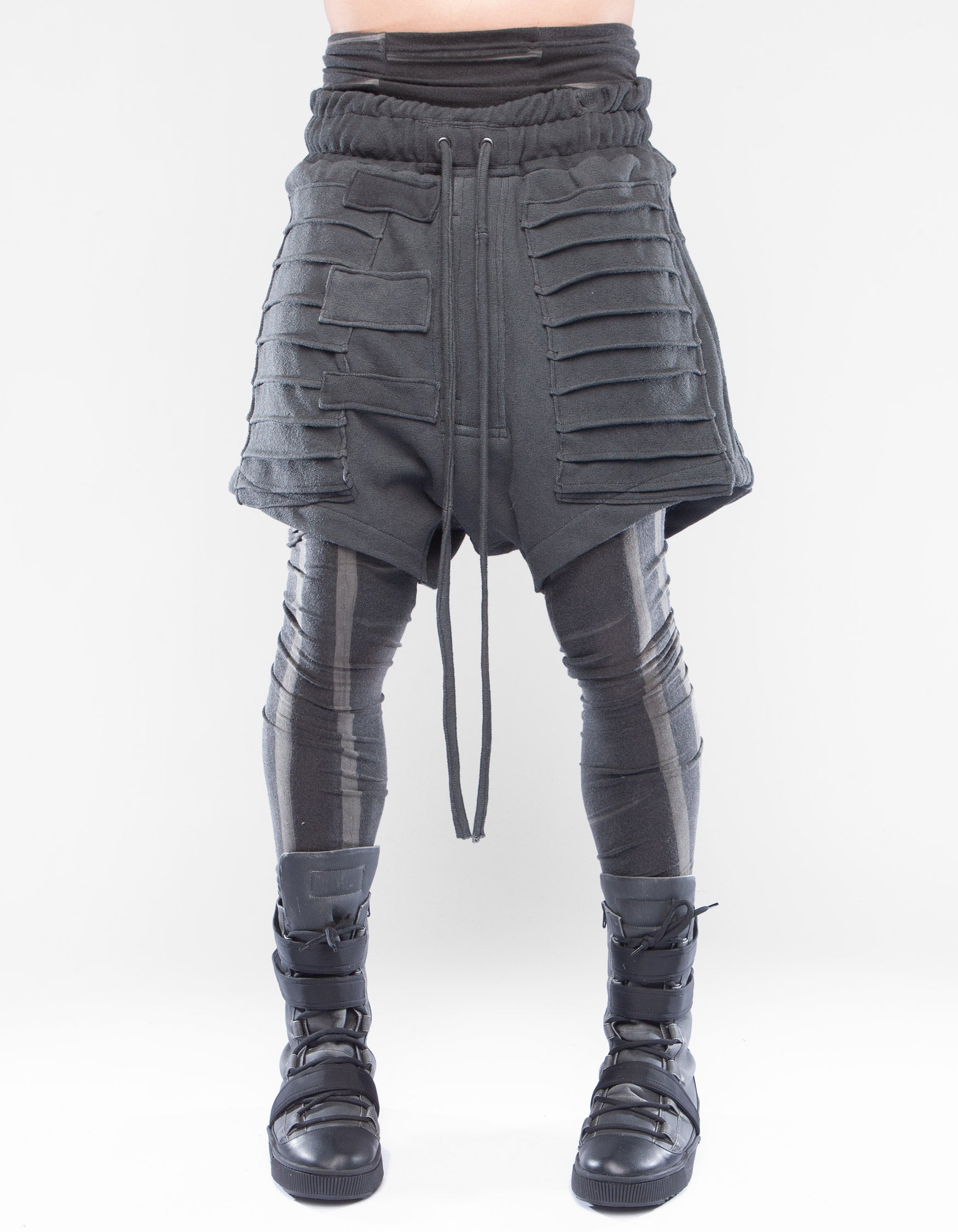 SHORTS GREY CRYSTALLIZE