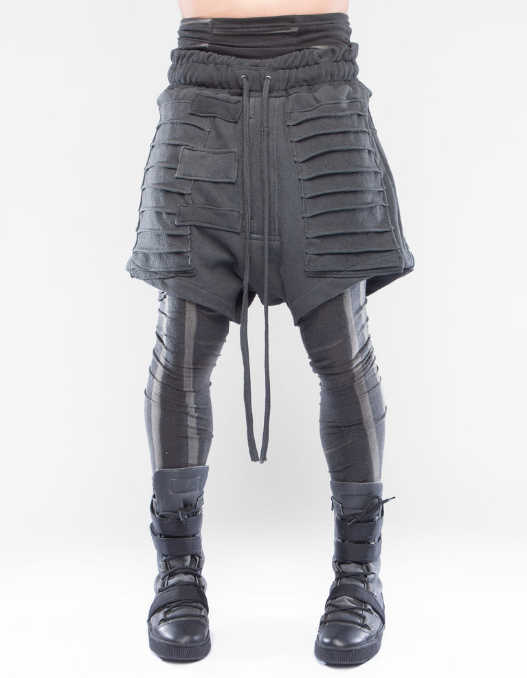 SHORTS GREY CRYSTALLIZE