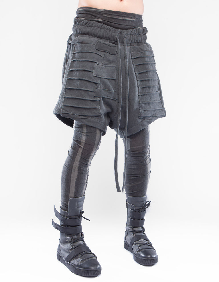 SHORTS GREY CRYSTALLIZE