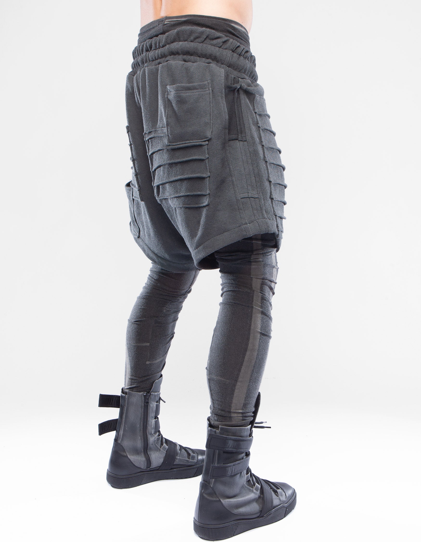 SHORTS GREY CRYSTALLIZE