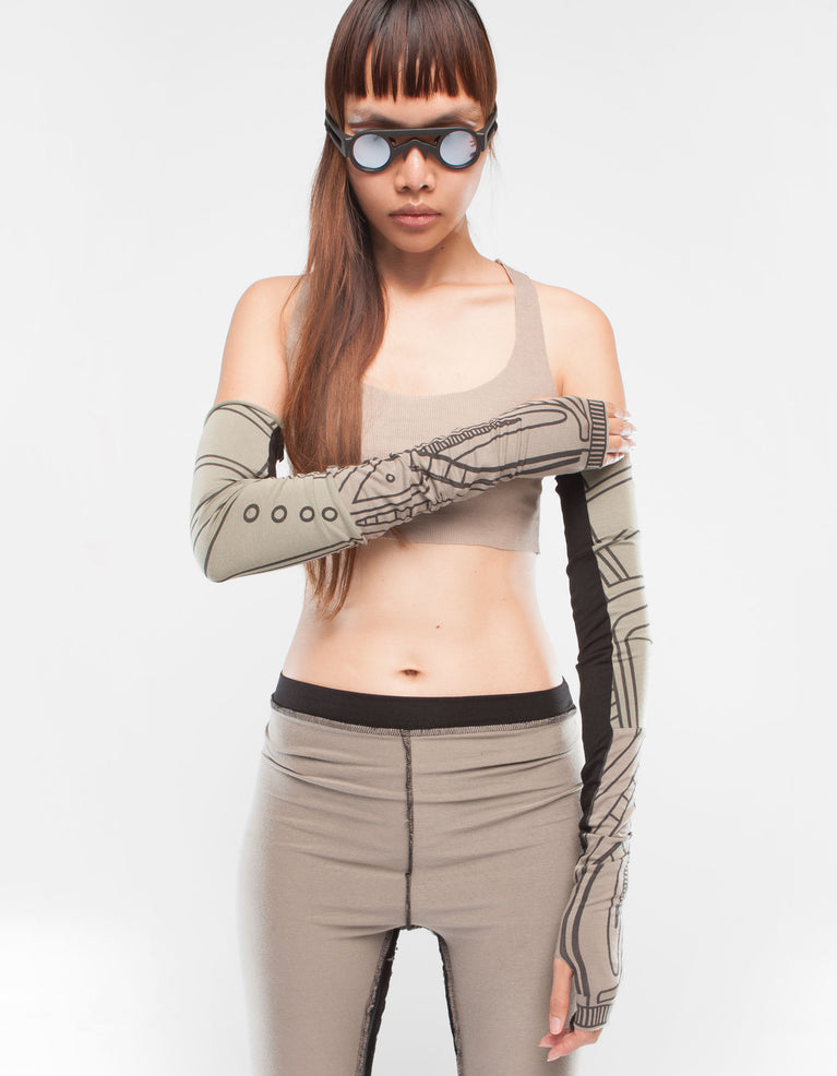 SLEEVES STRUCTURE BEIGE