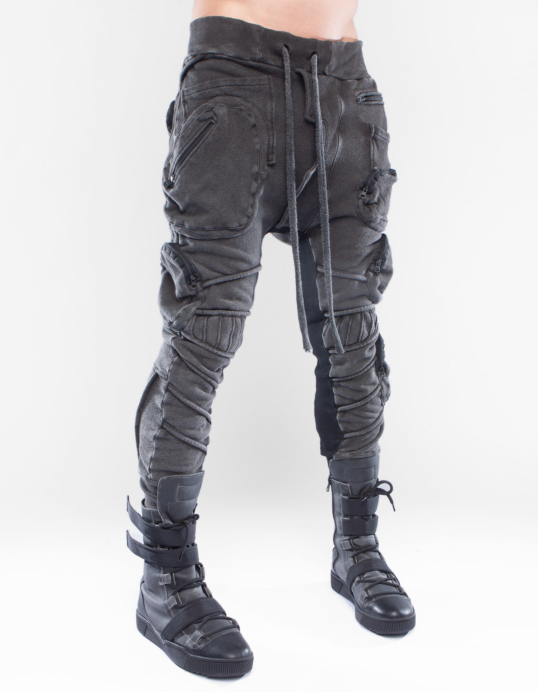 TROUSERS BLACK CRYSTALLIZE